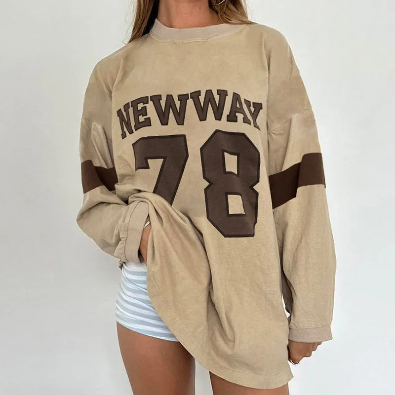 Aspyn Oversized Graphic Sweatshirt