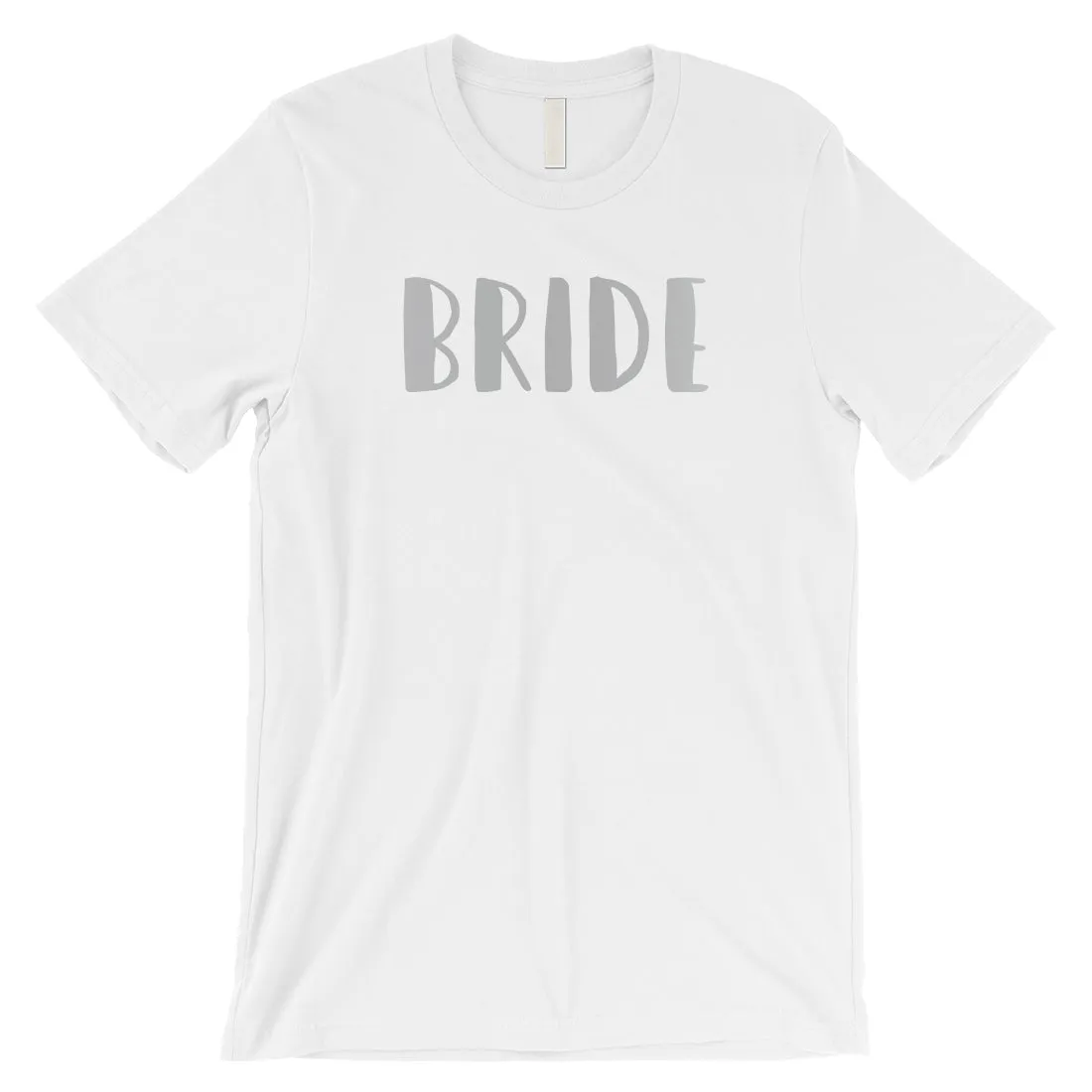 Bride Team Bride-SILVER Mens T-Shirt Chic Modern Nice Bridal Shower