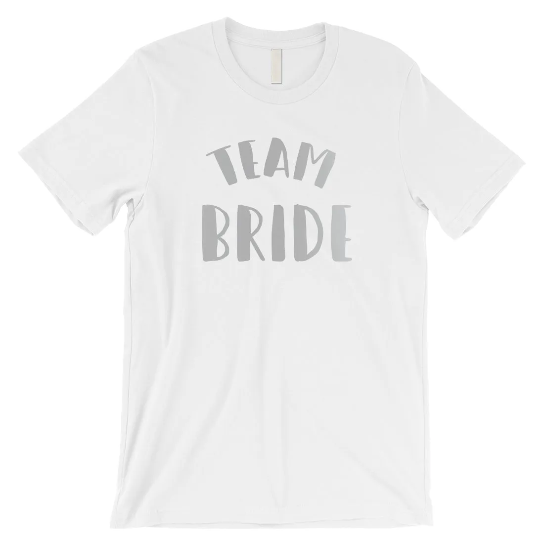 Bride Team Bride-SILVER Mens T-Shirt Chic Modern Nice Bridal Shower