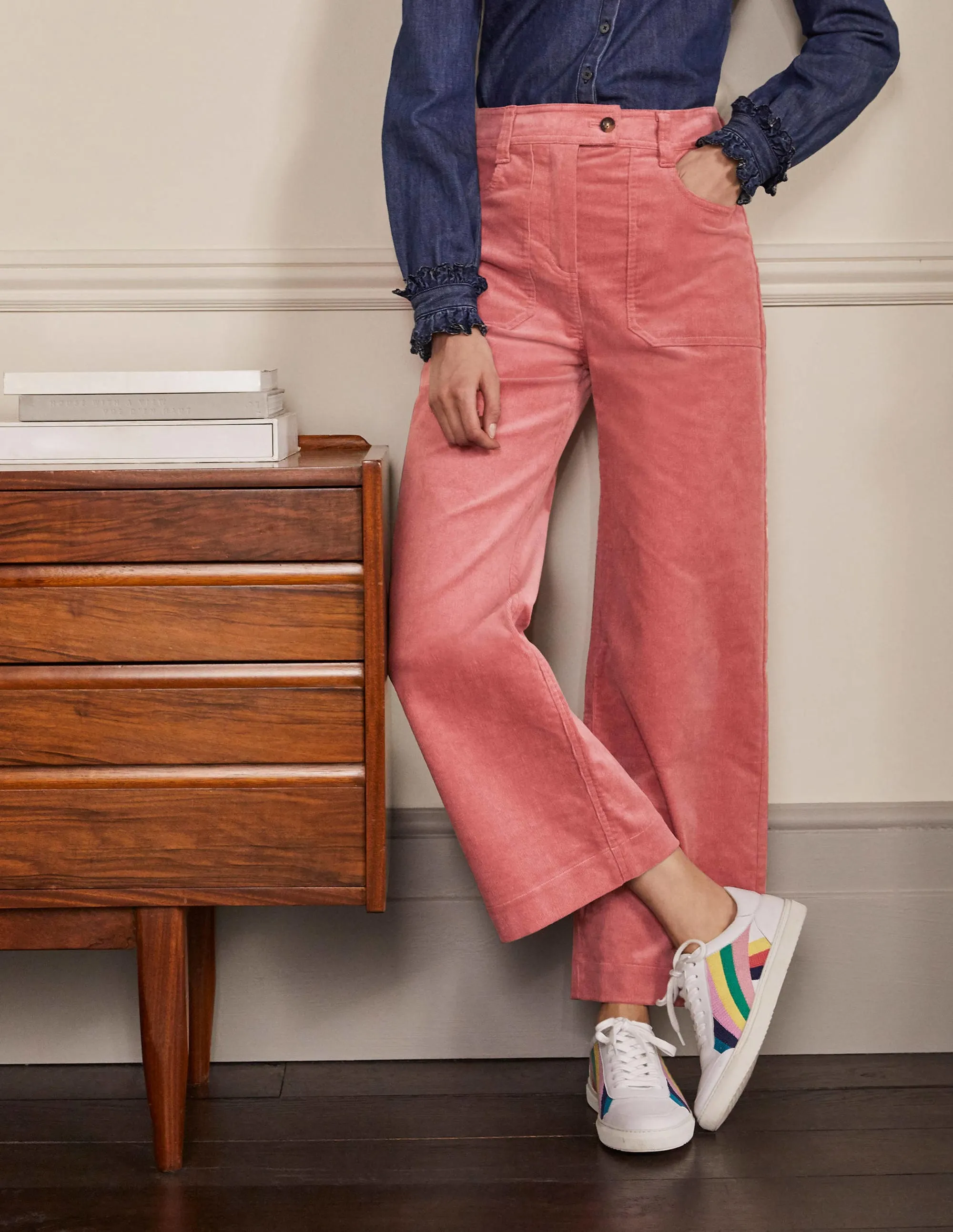 Cavendish Trousers-Dusty Rose