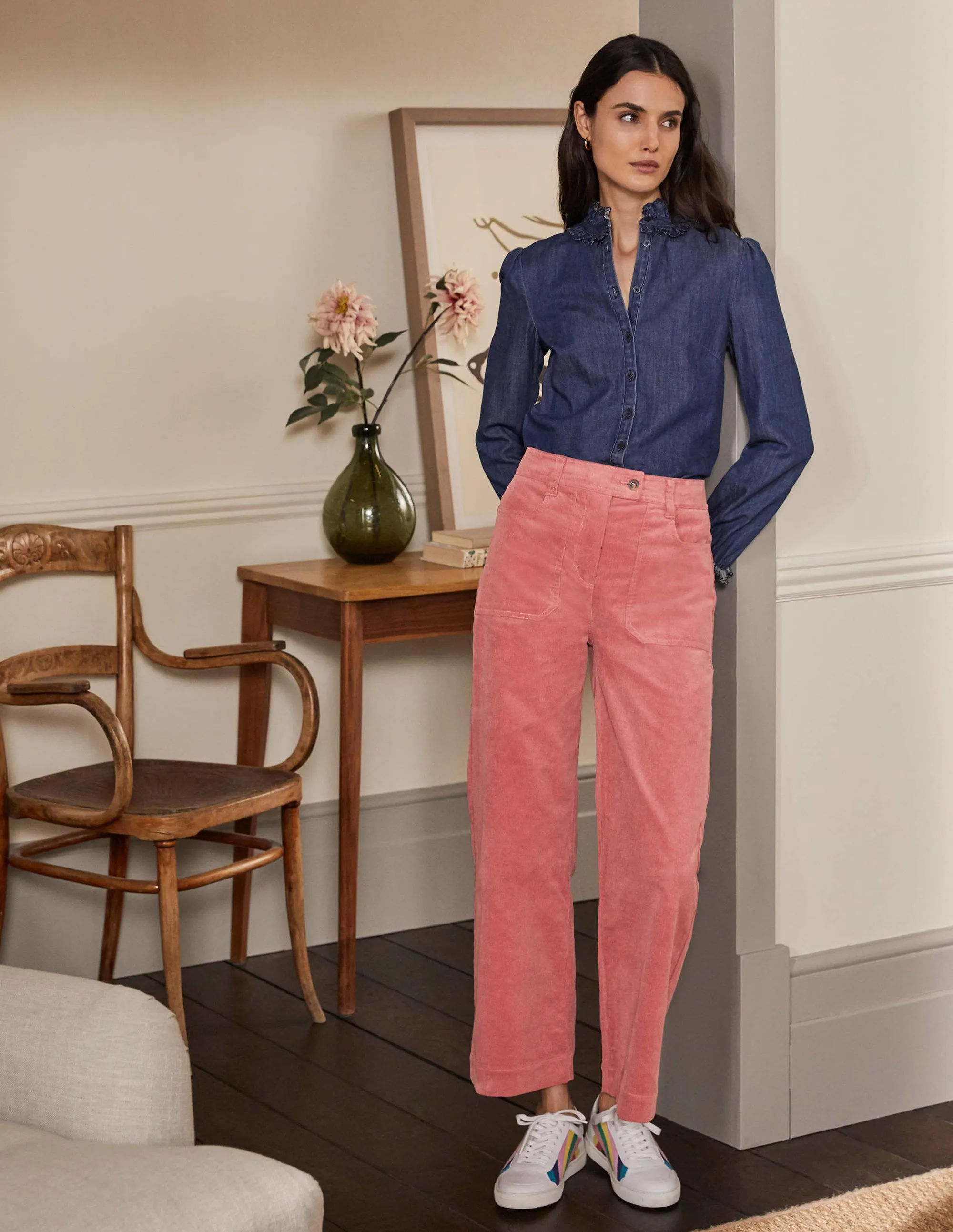 Cavendish Trousers-Dusty Rose