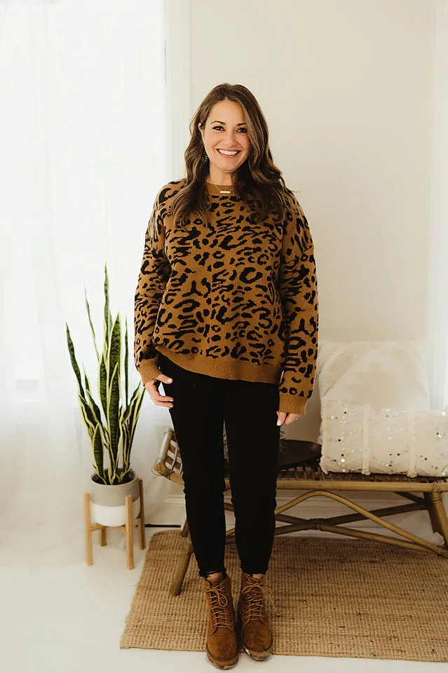 Comfy Leopard Sweater