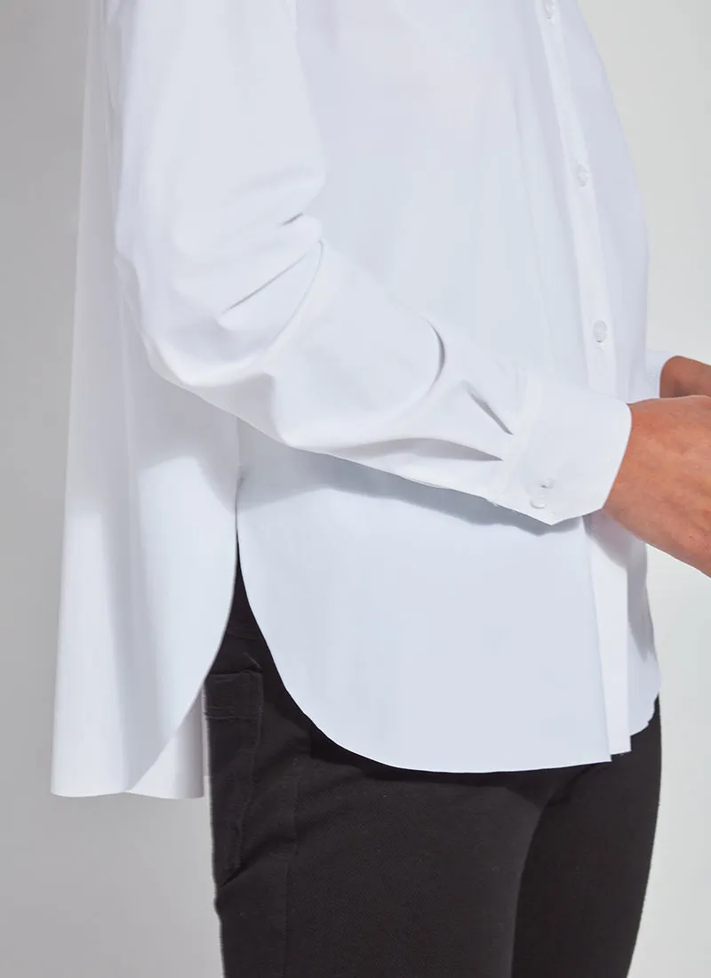 Connie Slim Shirt - White