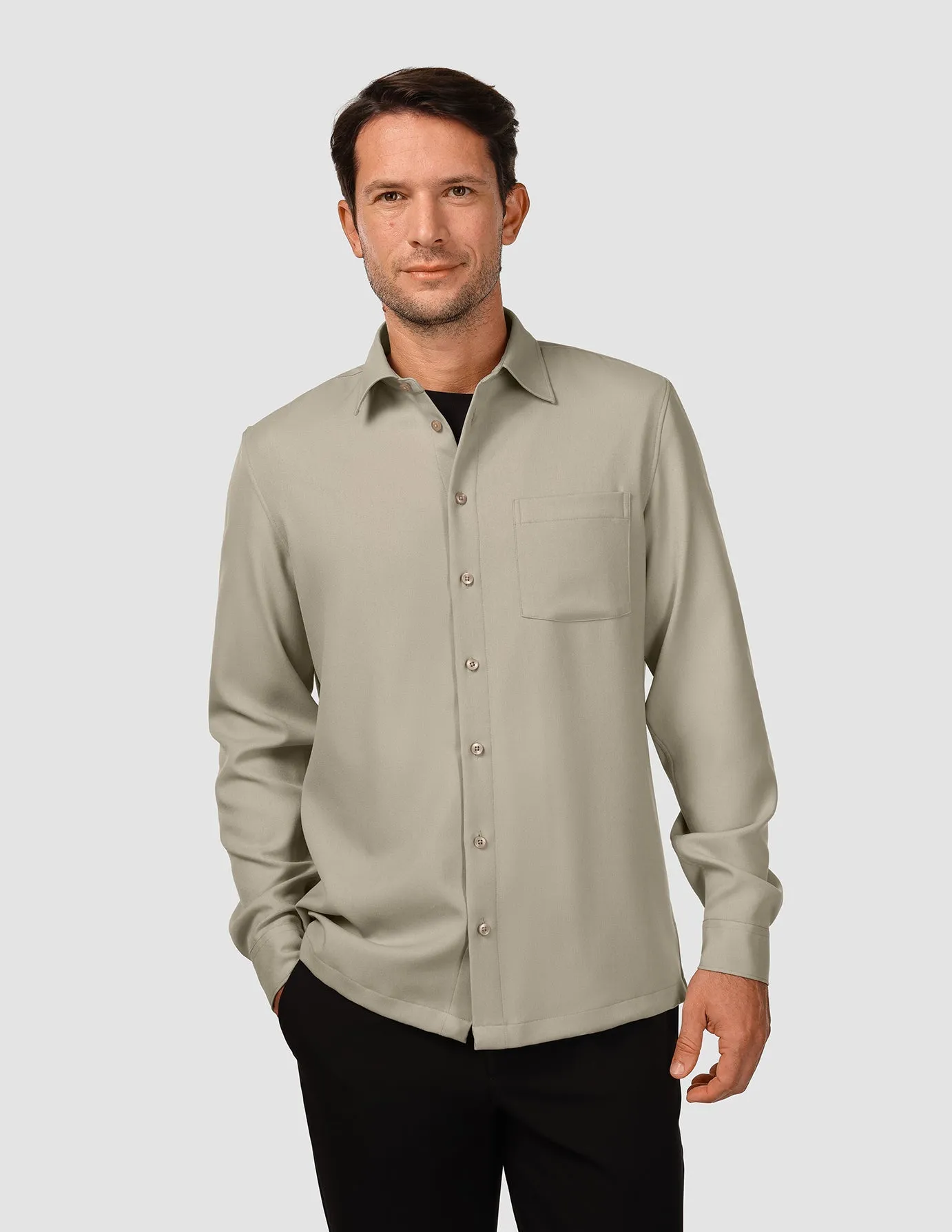 Effortless Shirt Stone Beige