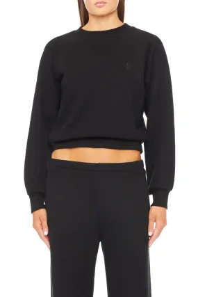 Eterne - Shrunken Raglan sweatshirt in Black