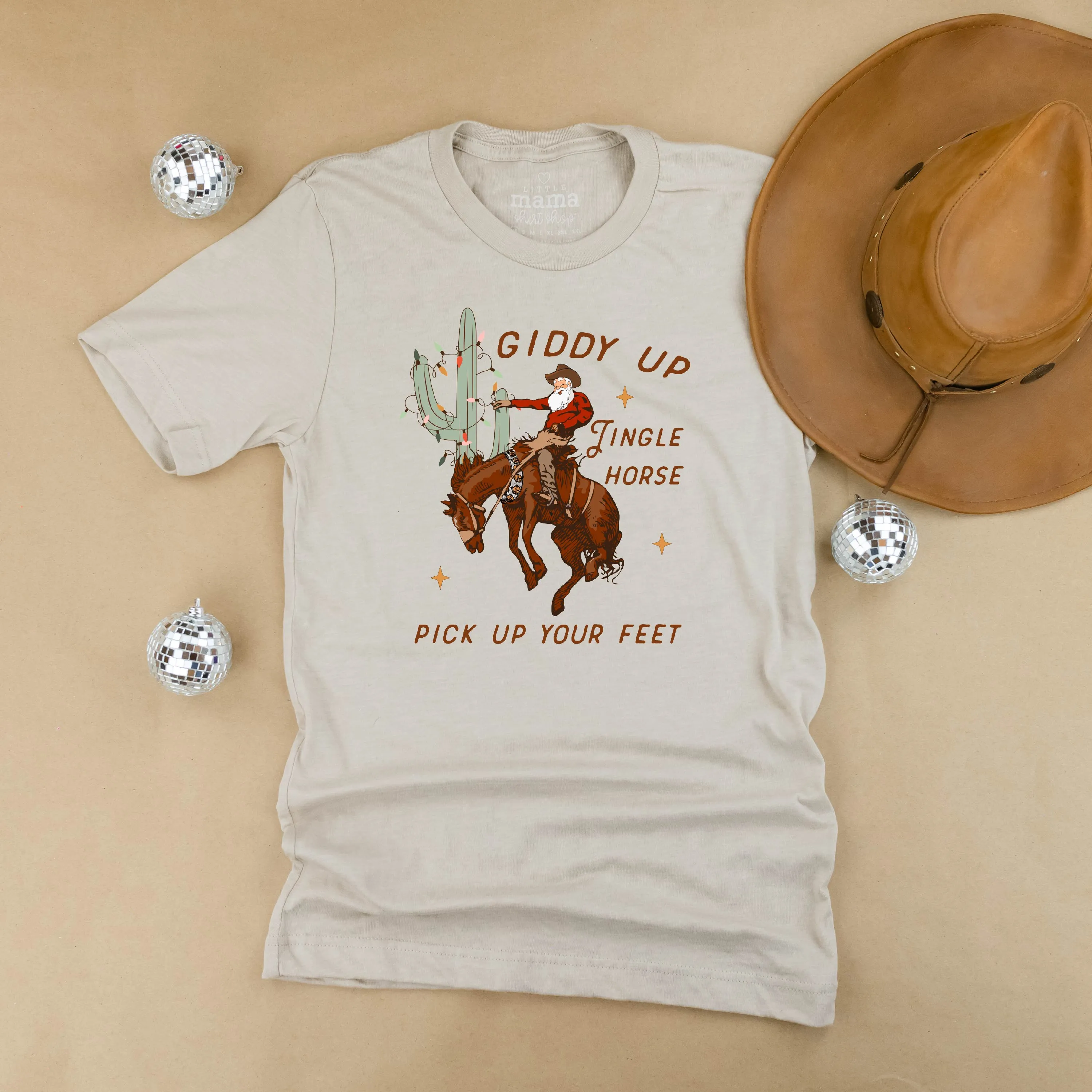 Giddy Up Jingle Horse - Unisex Tee