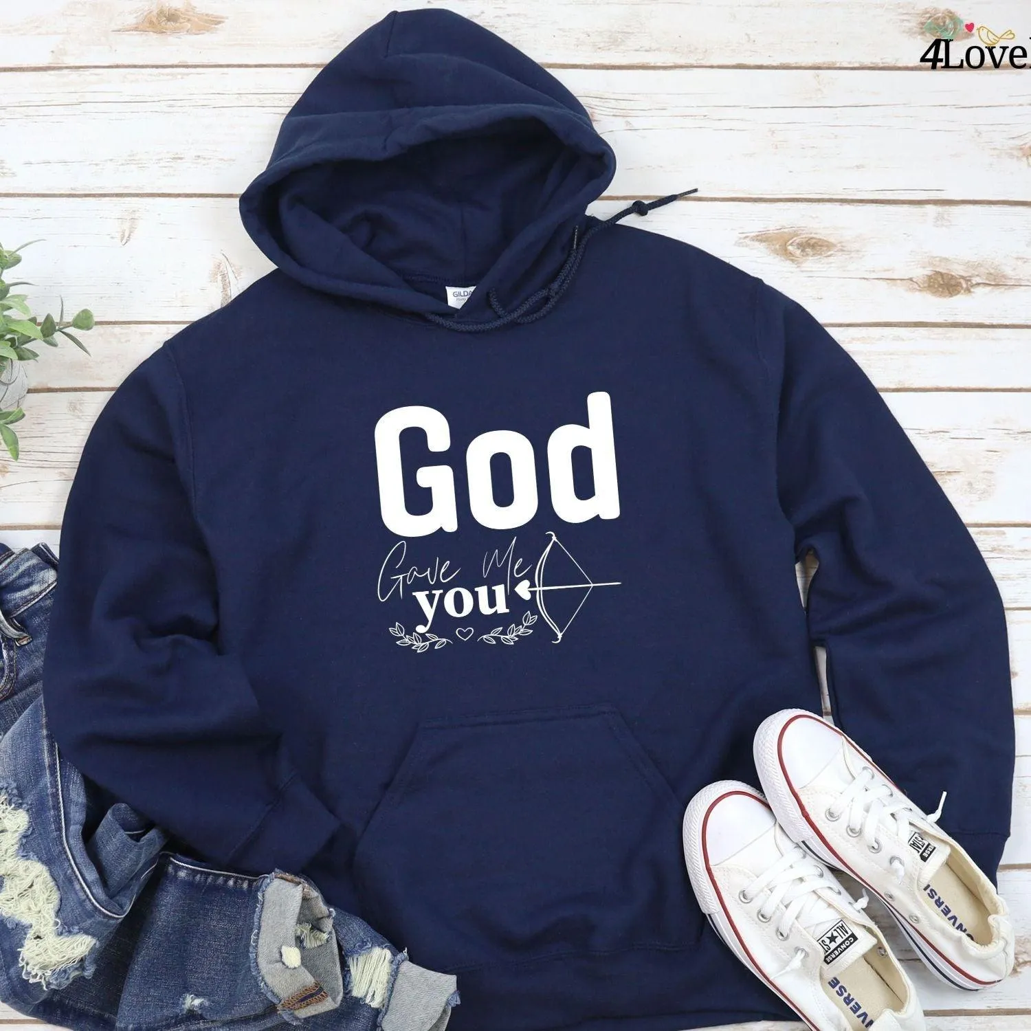 God Gave Me You Dual Set: Matching Outfits for Couples