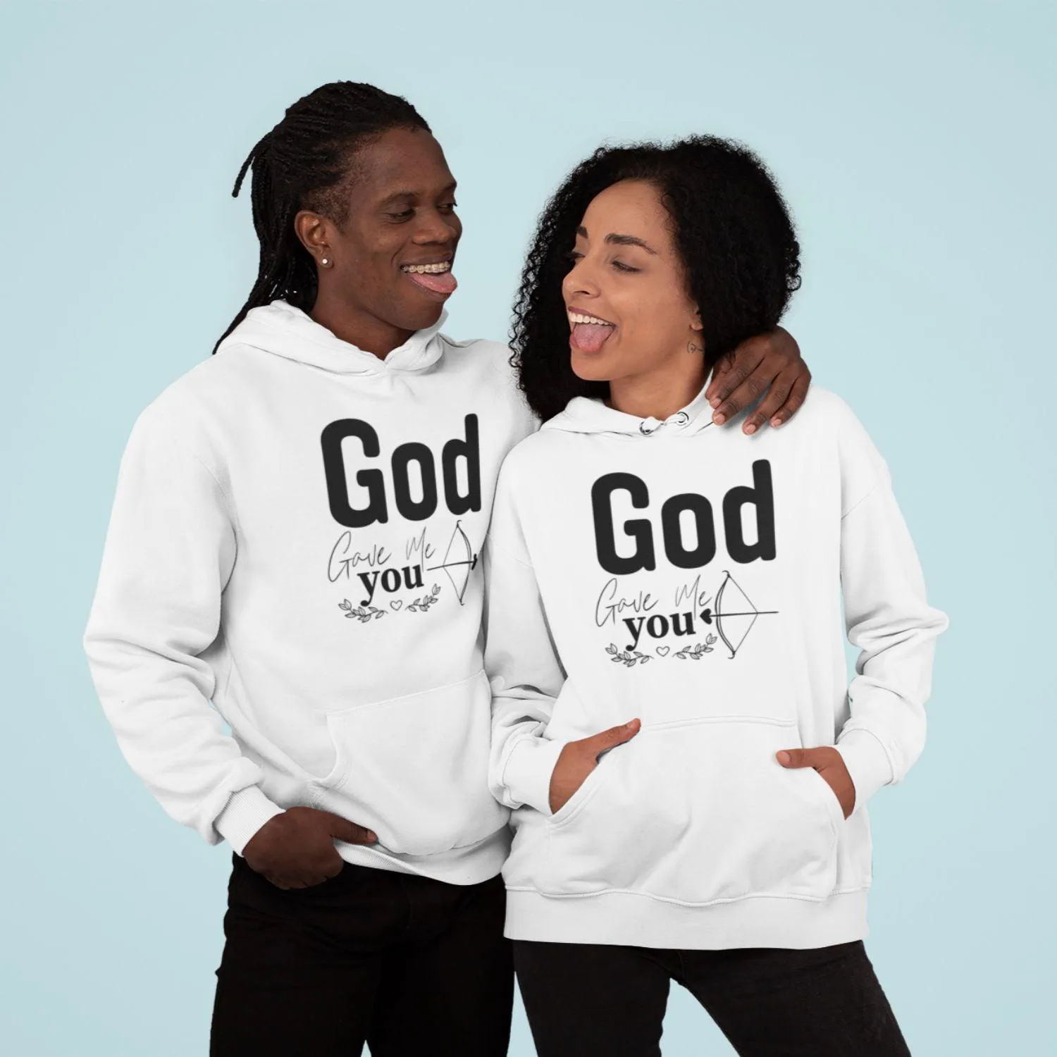 God Gave Me You Dual Set: Matching Outfits for Couples