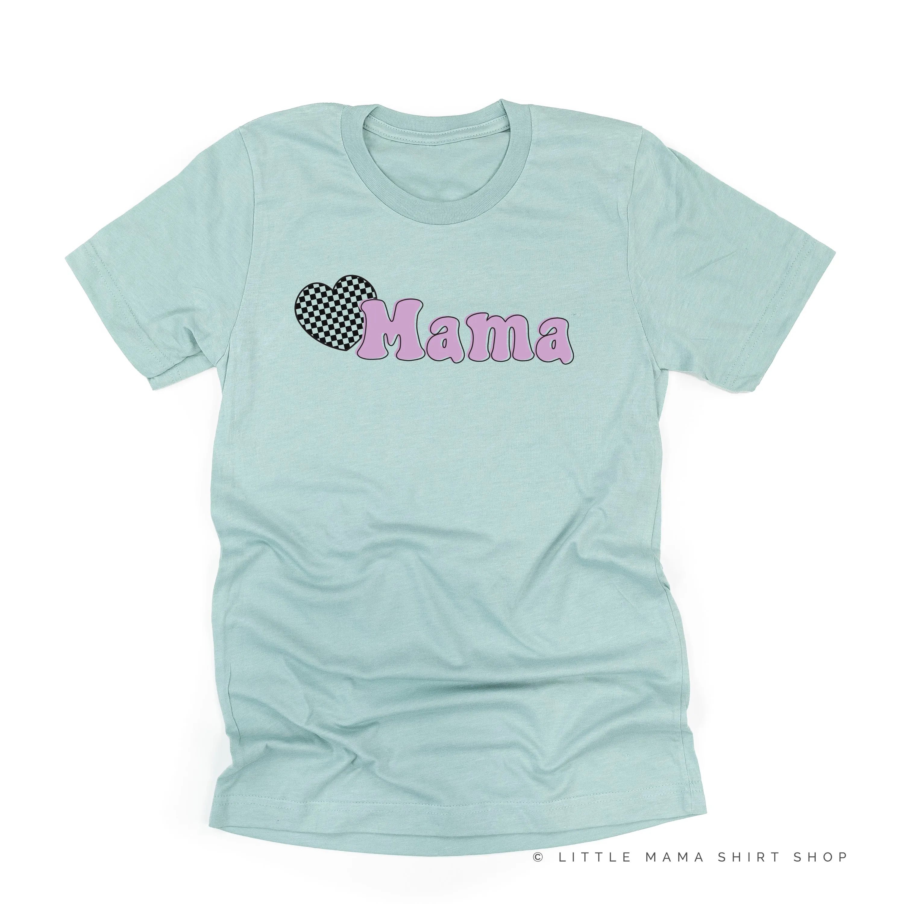 HEART CHECKERS - MAMA - Unisex Tee