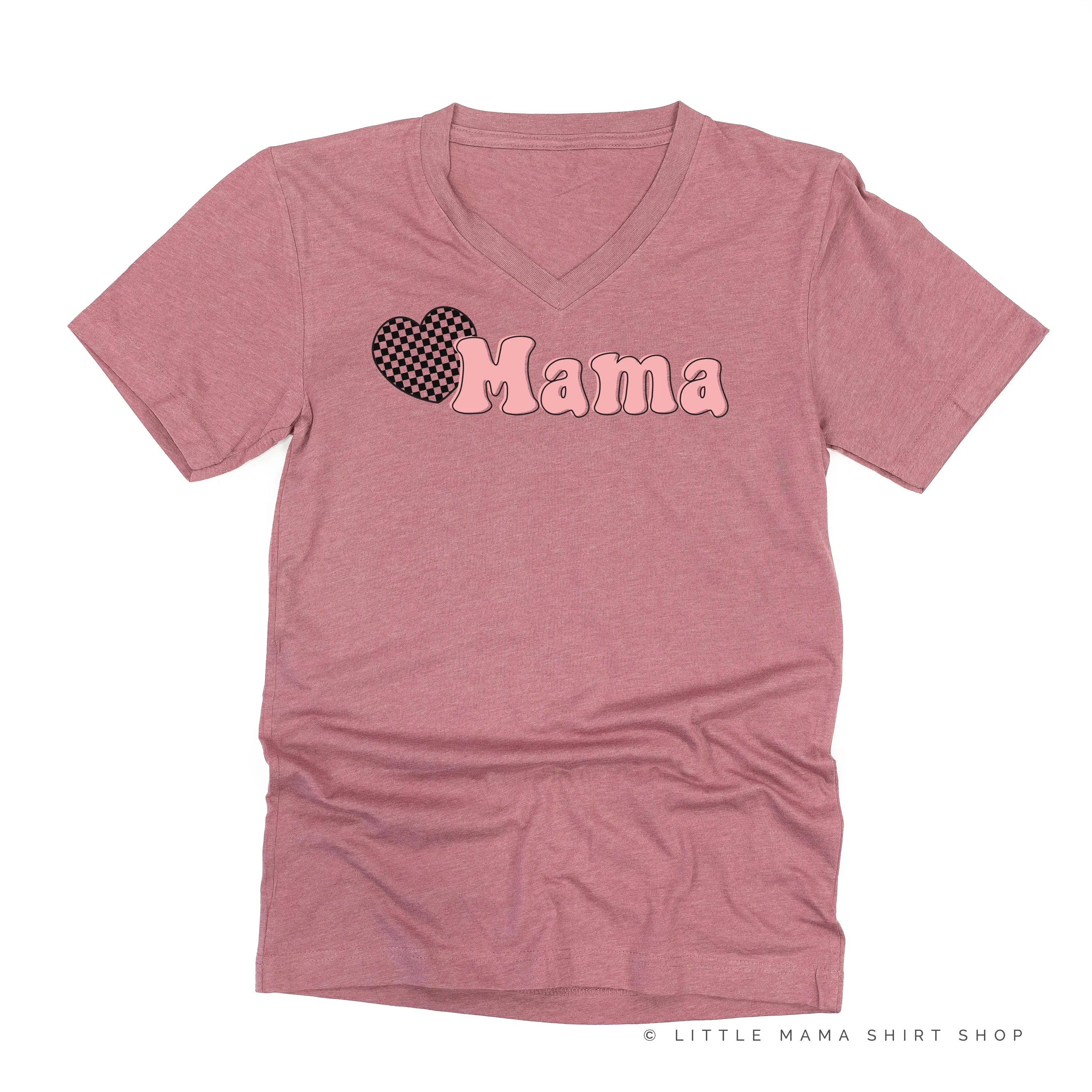 HEART CHECKERS - MAMA - Unisex Tee