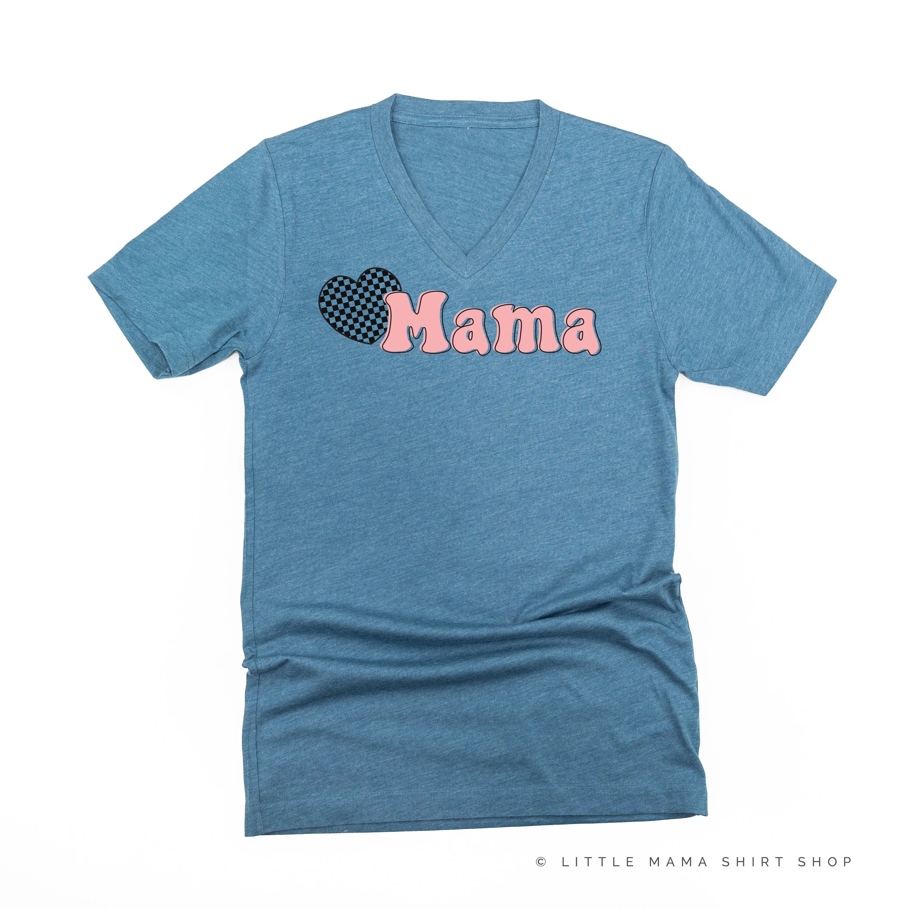 HEART CHECKERS - MAMA - Unisex Tee