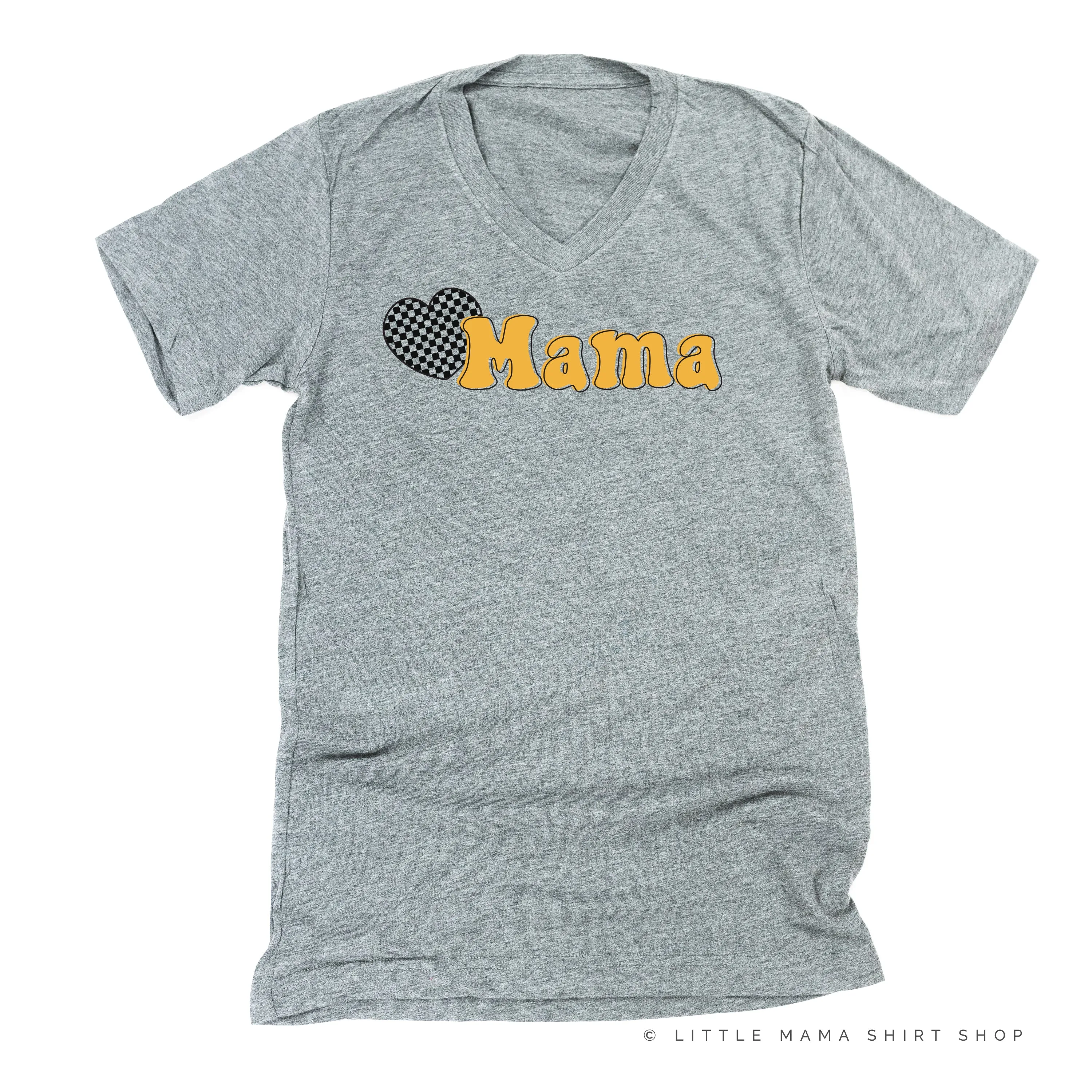 HEART CHECKERS - MAMA - Unisex Tee