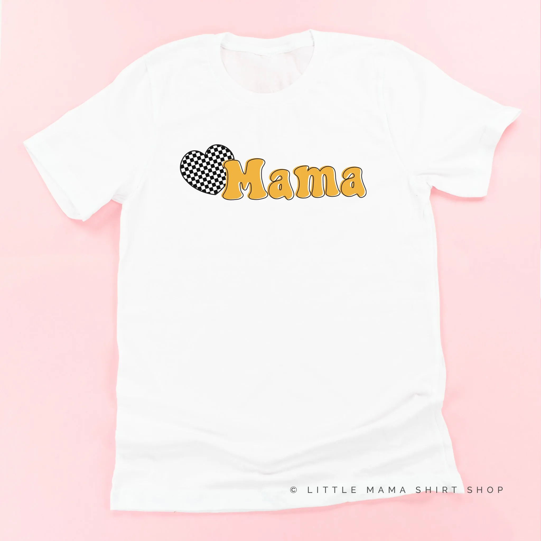 HEART CHECKERS - MAMA - Unisex Tee