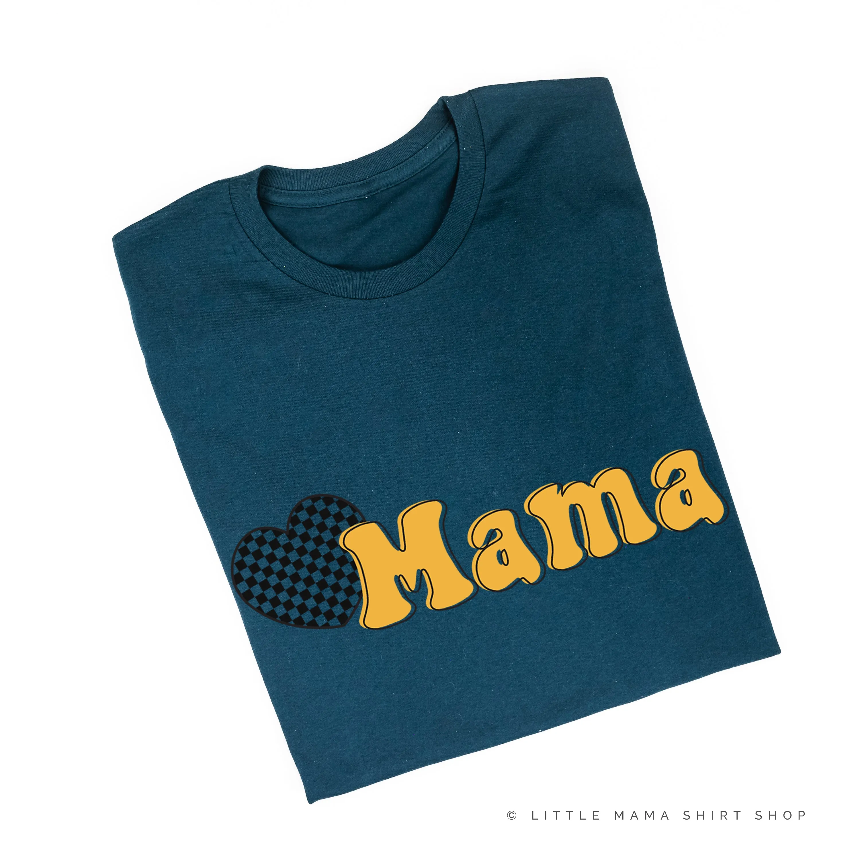 HEART CHECKERS - MAMA - Unisex Tee