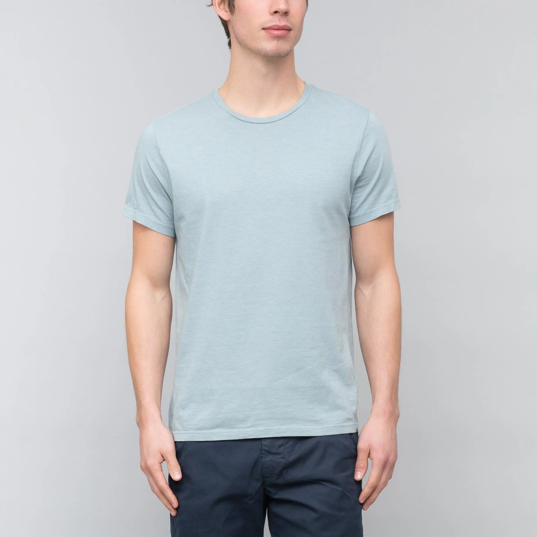 Heather Crew Tee (Dew)