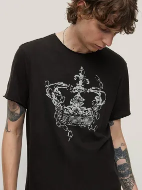 John Varvatos BROKEN CROWN Tee - Black