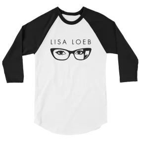 Lisa Loeb Glasses 3/4 Sleeve Raglan Shirt