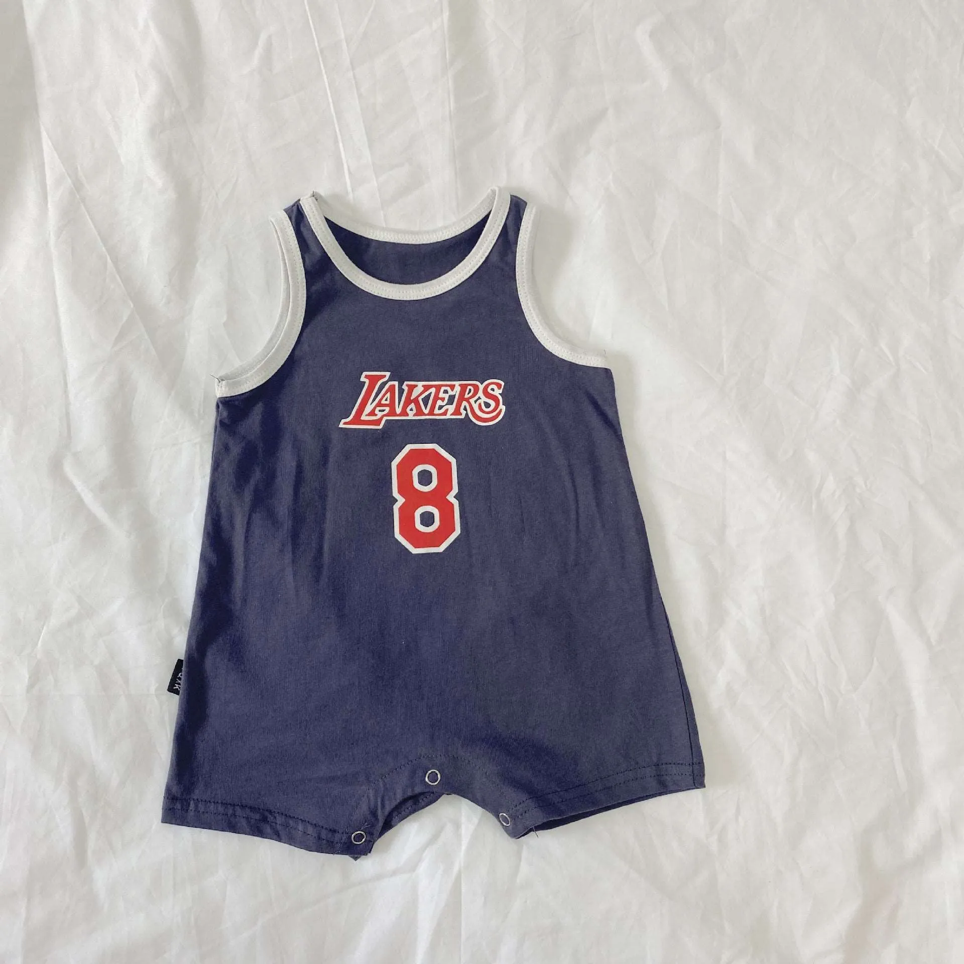 Little Gigglers World Summer Baby Lakers Vest Tops Bodysuit