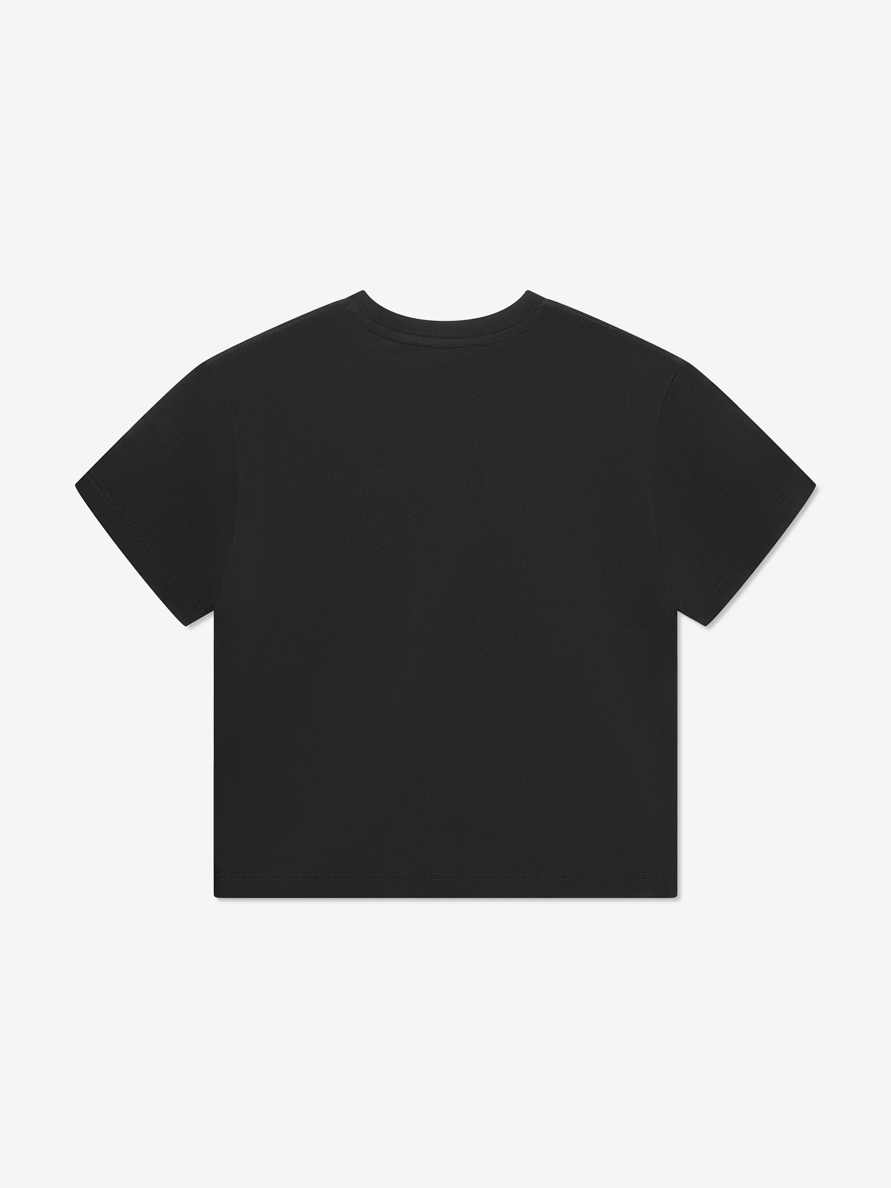 MARC JACOBS Boys Logo Print T-Shirt in Black