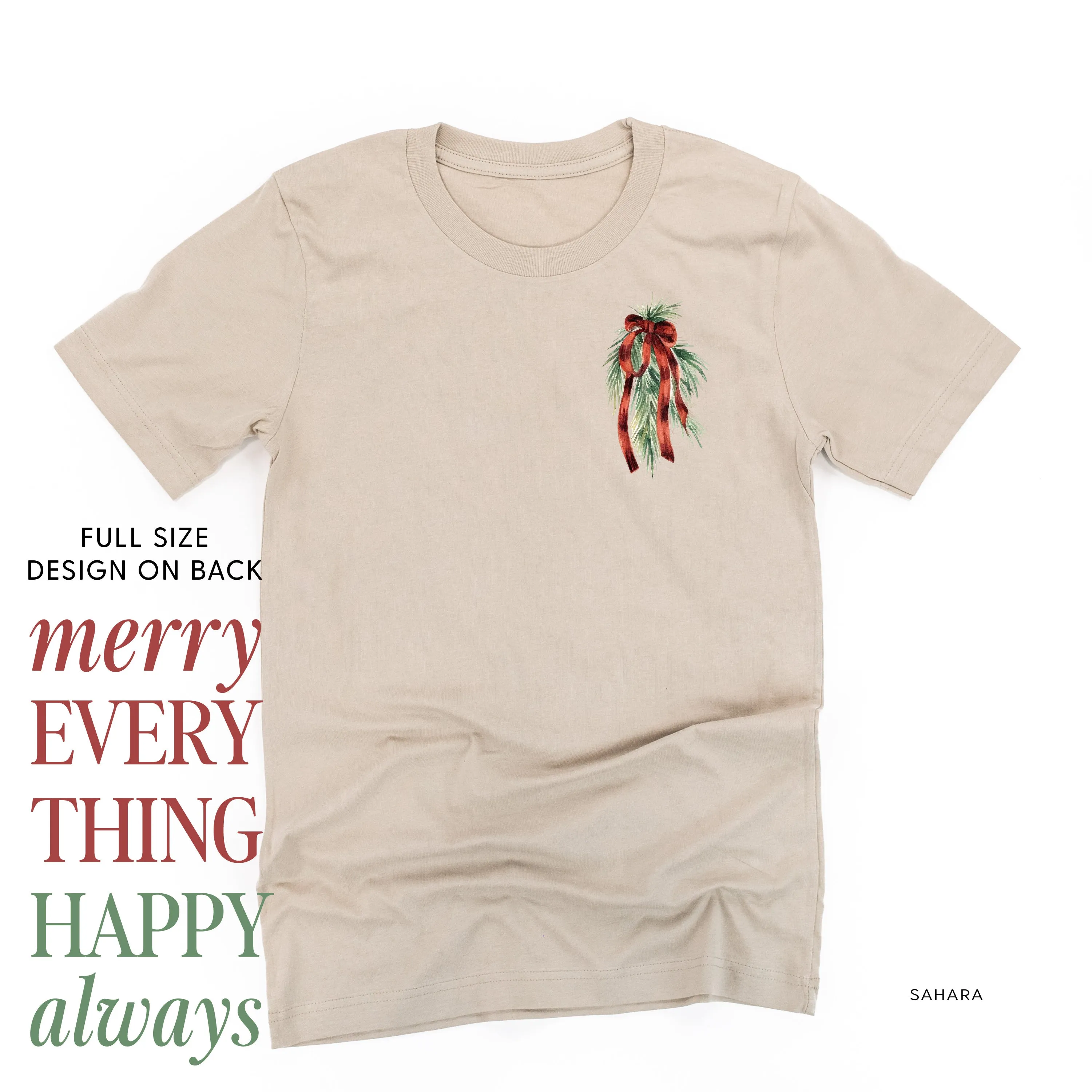 Merry Everything Happy Always (pf&b) - Unisex Tee