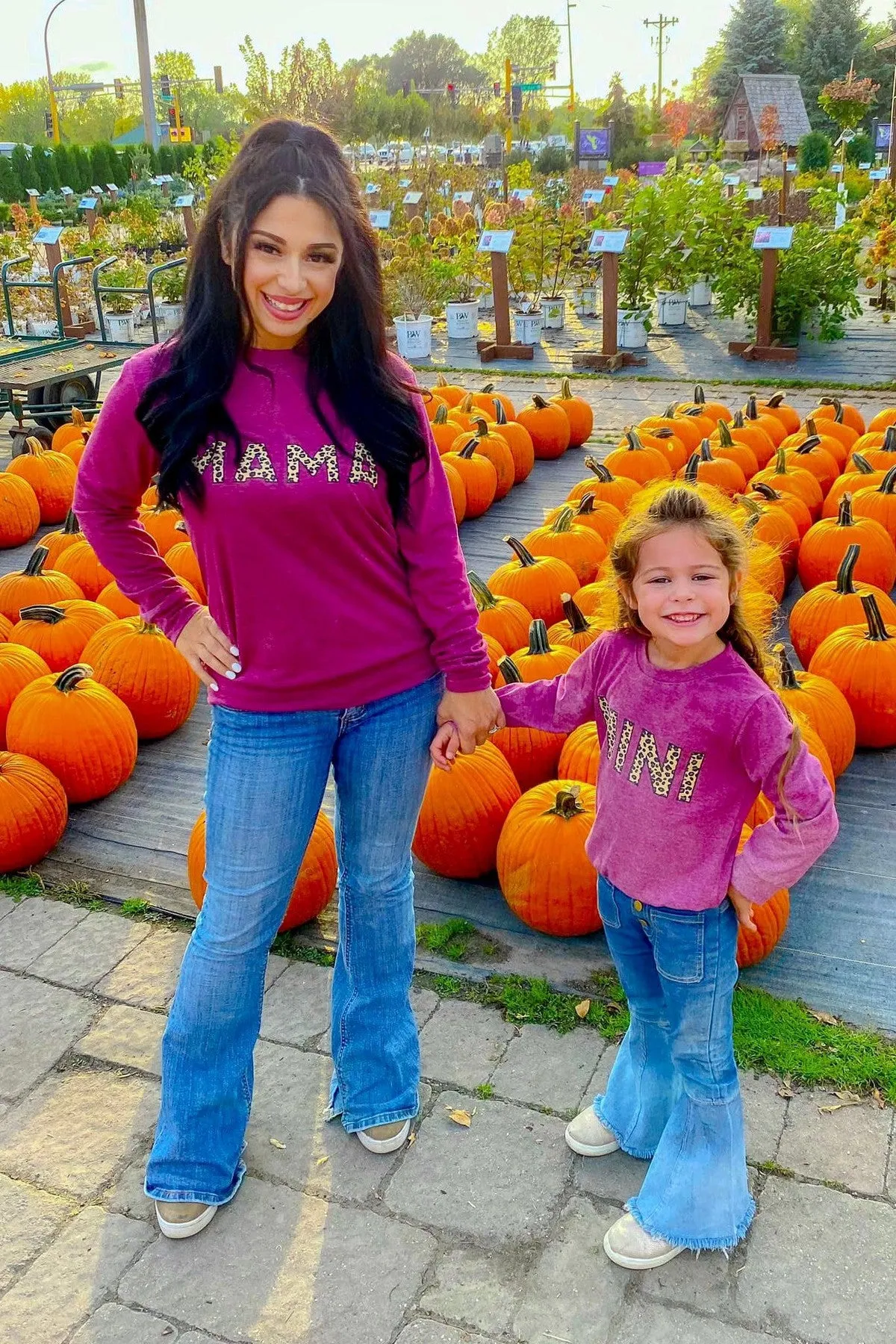 Mom & Me - "Mama & Mini" Raspberry Rose Top