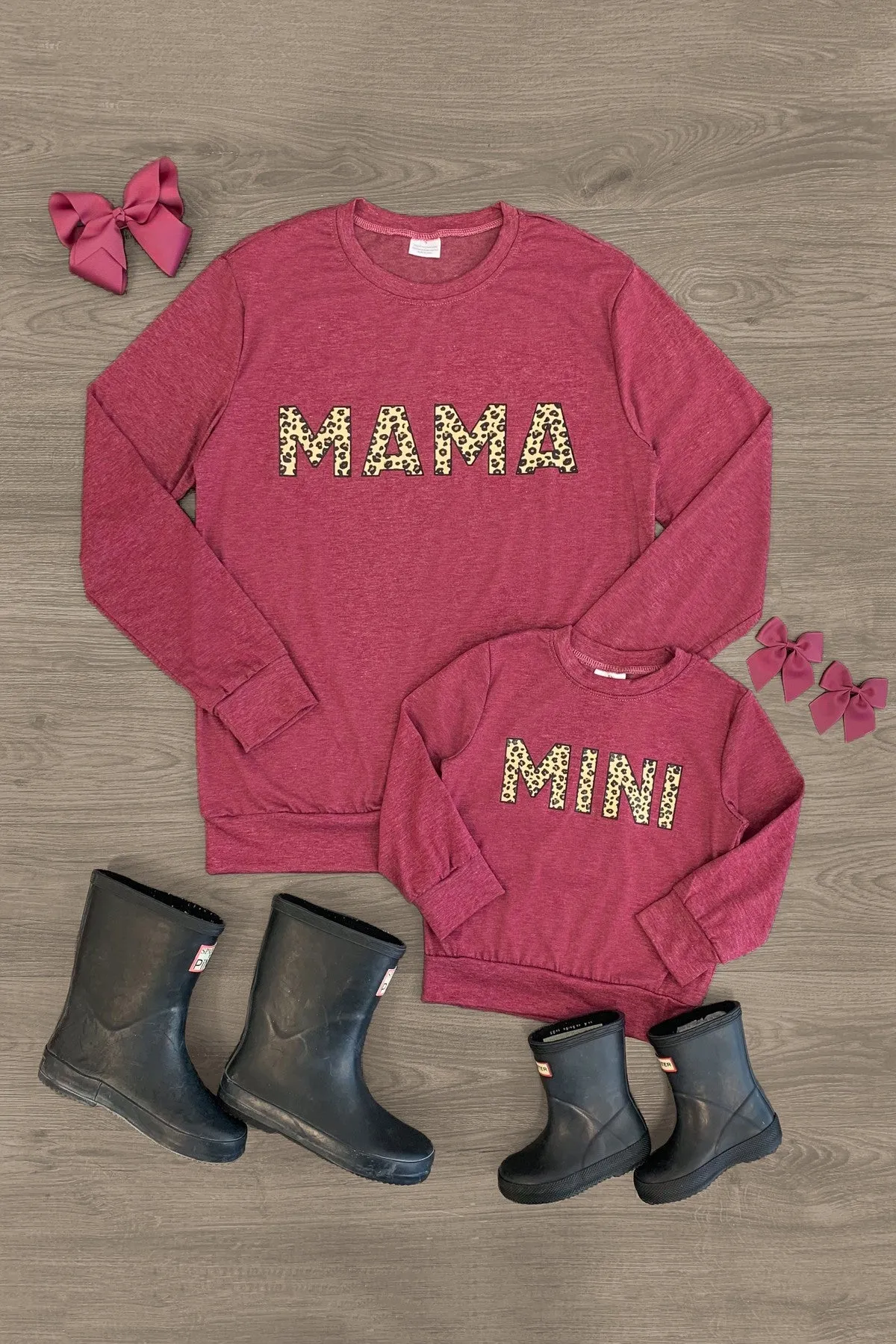 Mom & Me - "Mama & Mini" Raspberry Rose Top