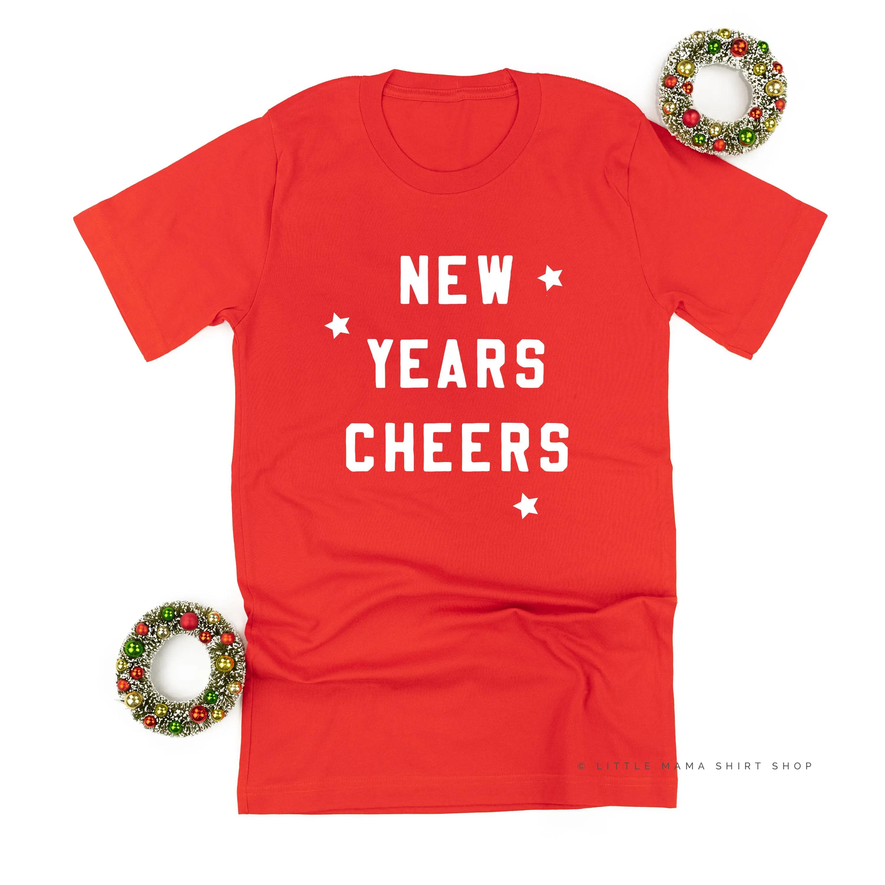 New Years Cheers - Block Font - Unisex Tee