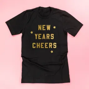 New Years Cheers - Block Font - Unisex Tee