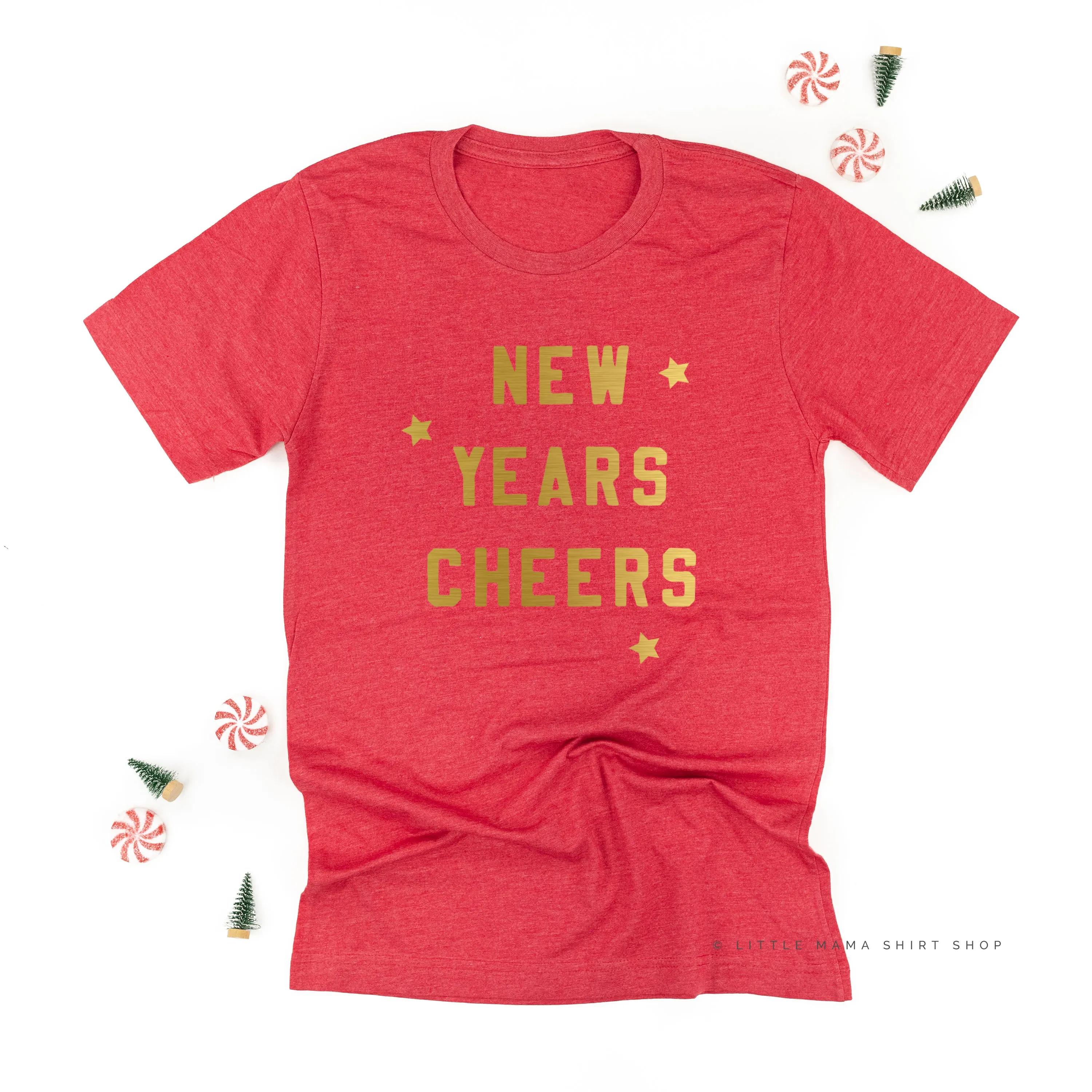 New Years Cheers - Block Font - Unisex Tee