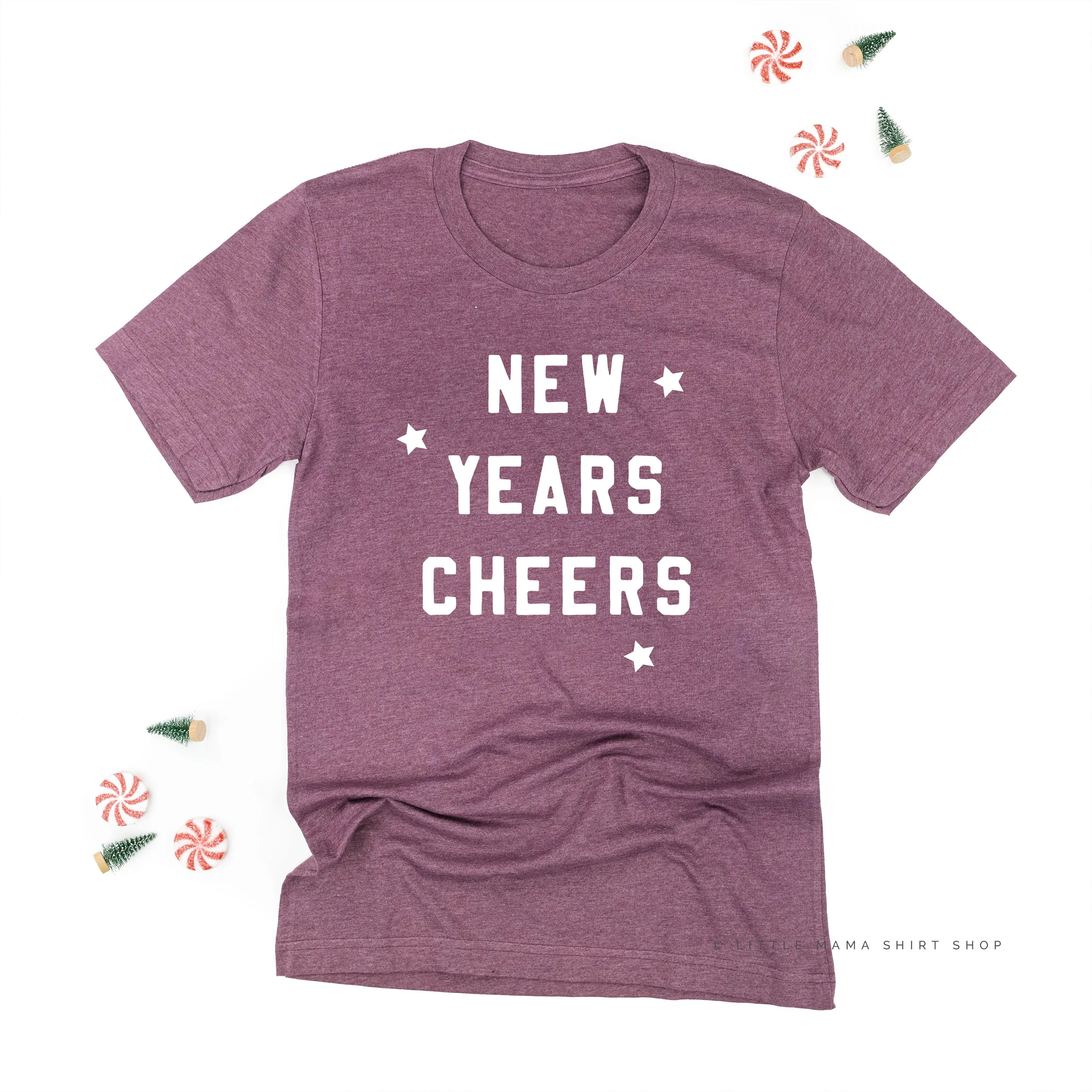 New Years Cheers - Block Font - Unisex Tee