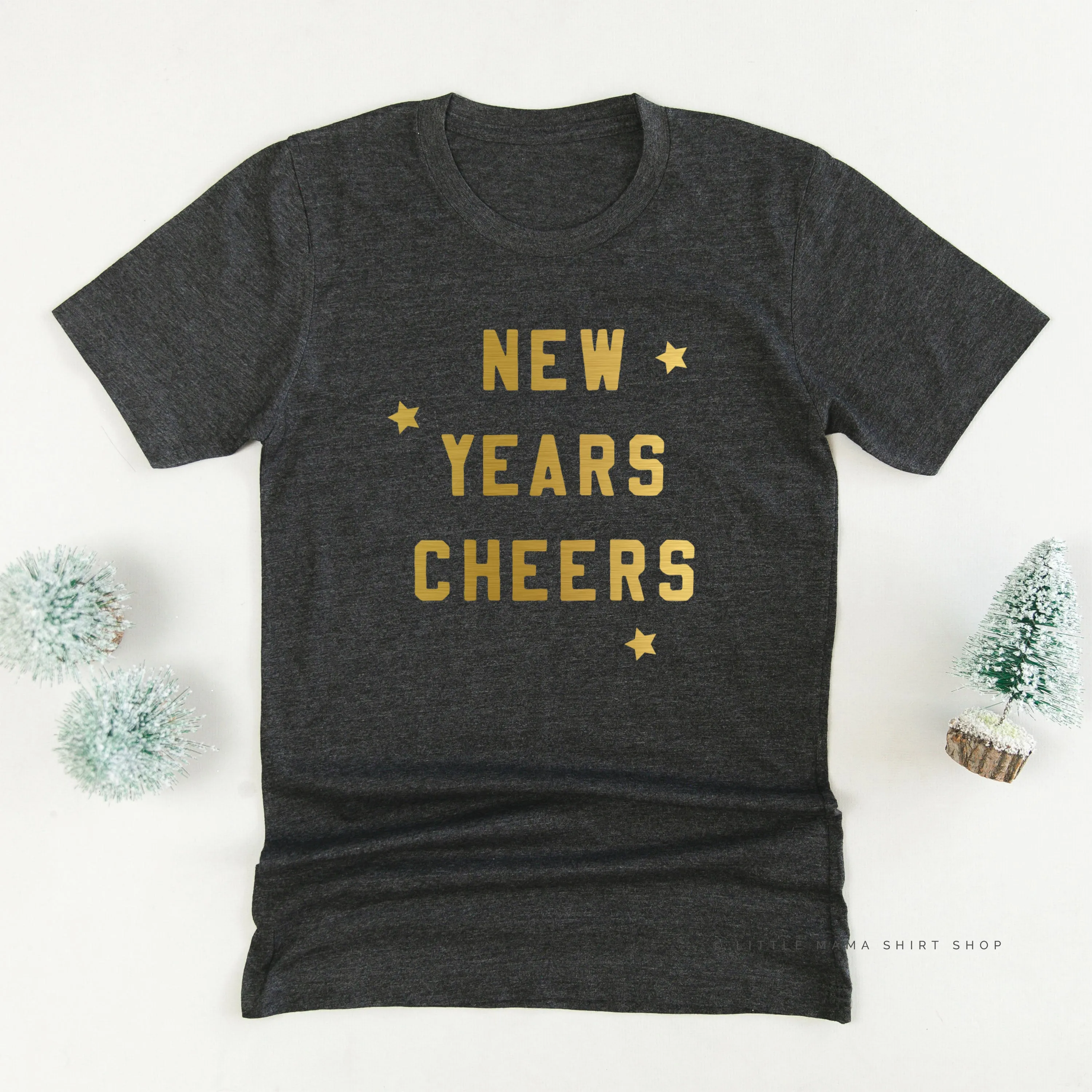 New Years Cheers - Block Font - Unisex Tee