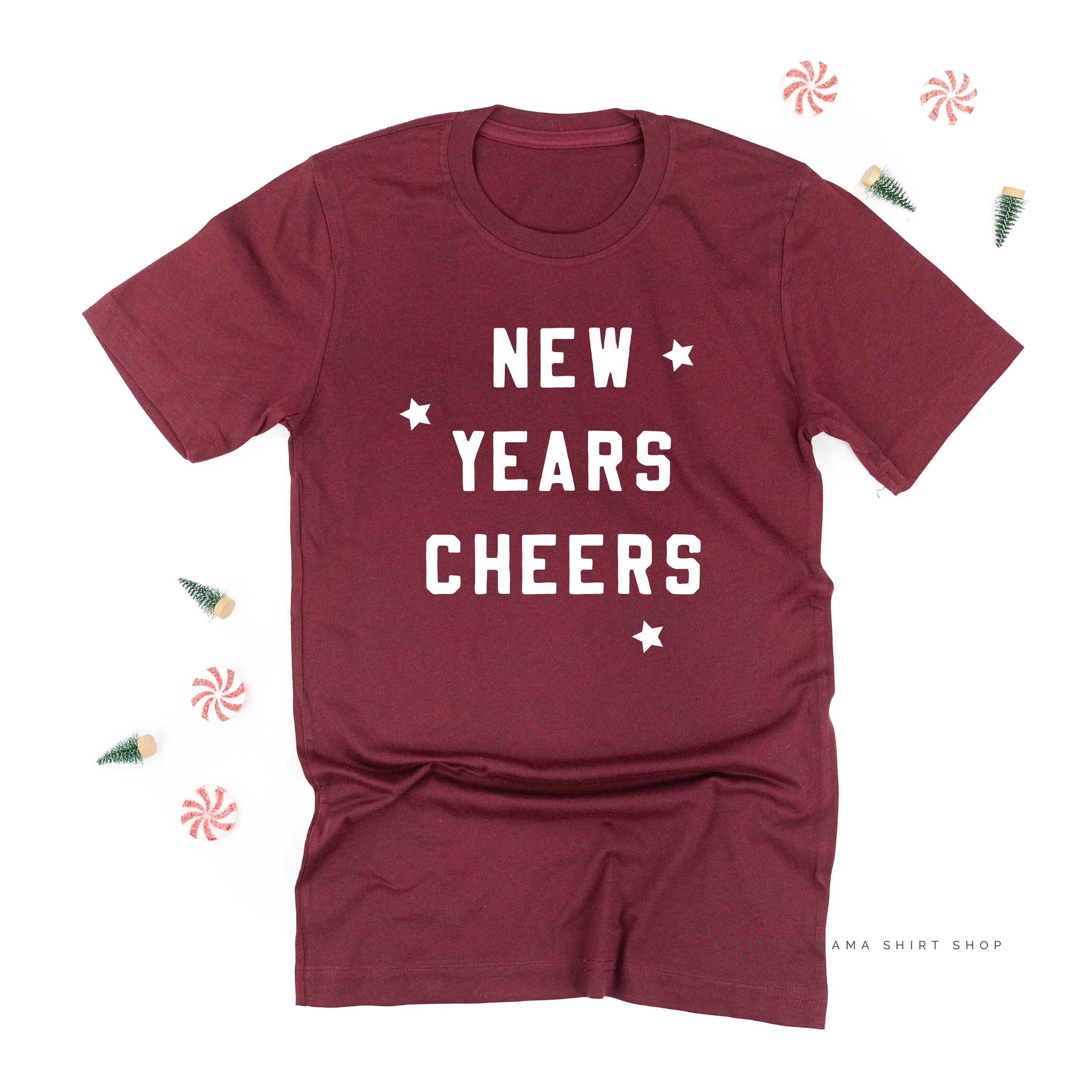 New Years Cheers - Block Font - Unisex Tee