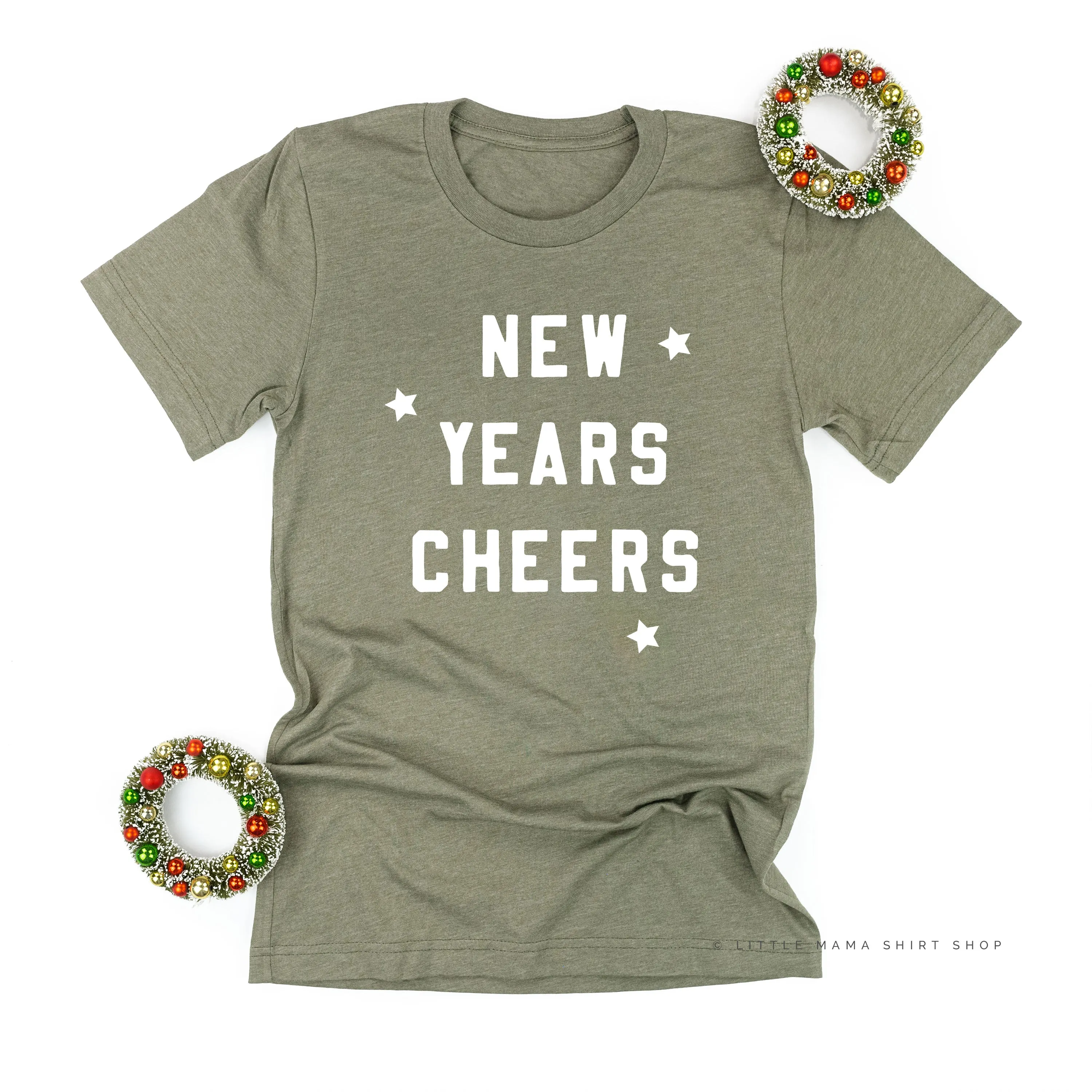 New Years Cheers - Block Font - Unisex Tee