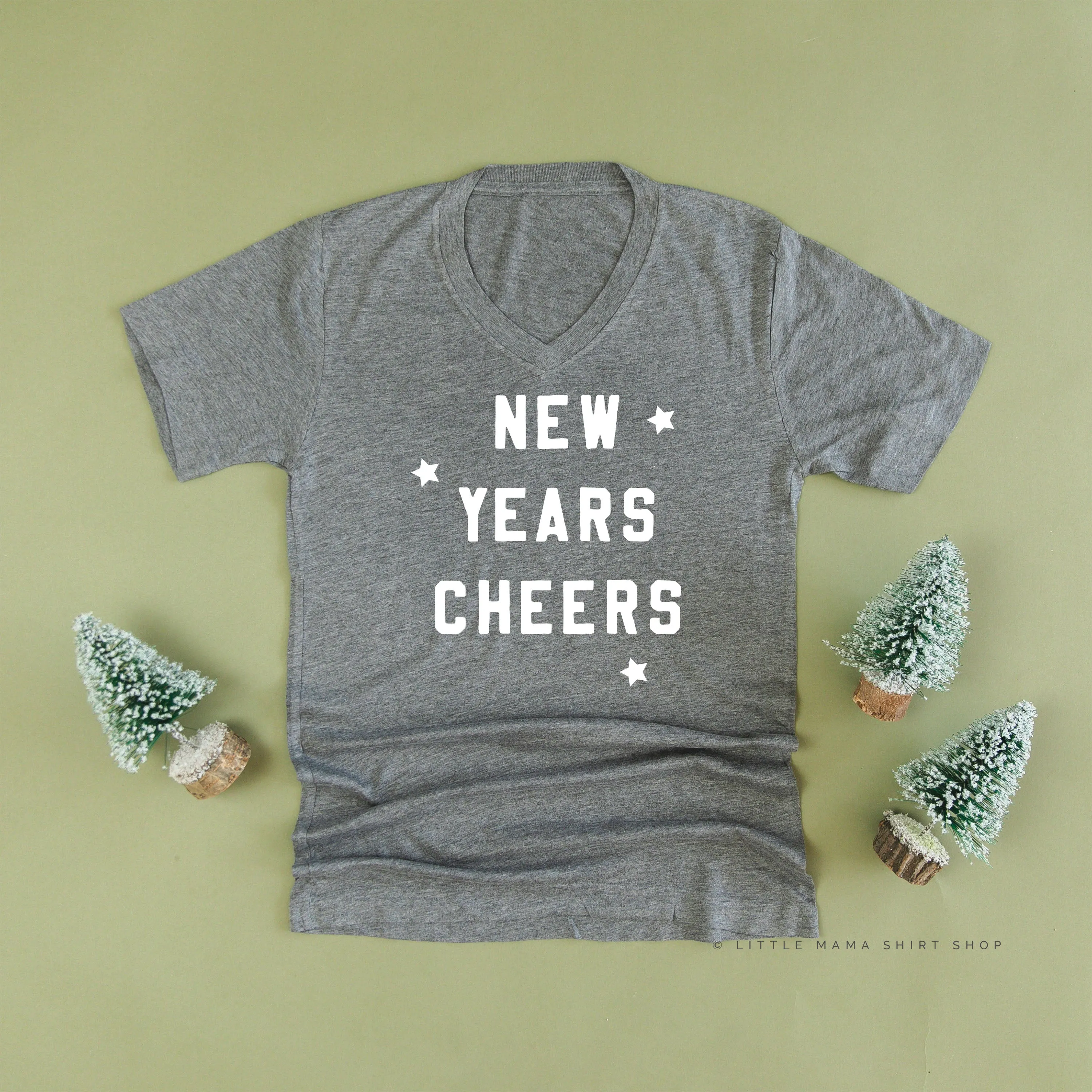 New Years Cheers - Block Font - Unisex Tee