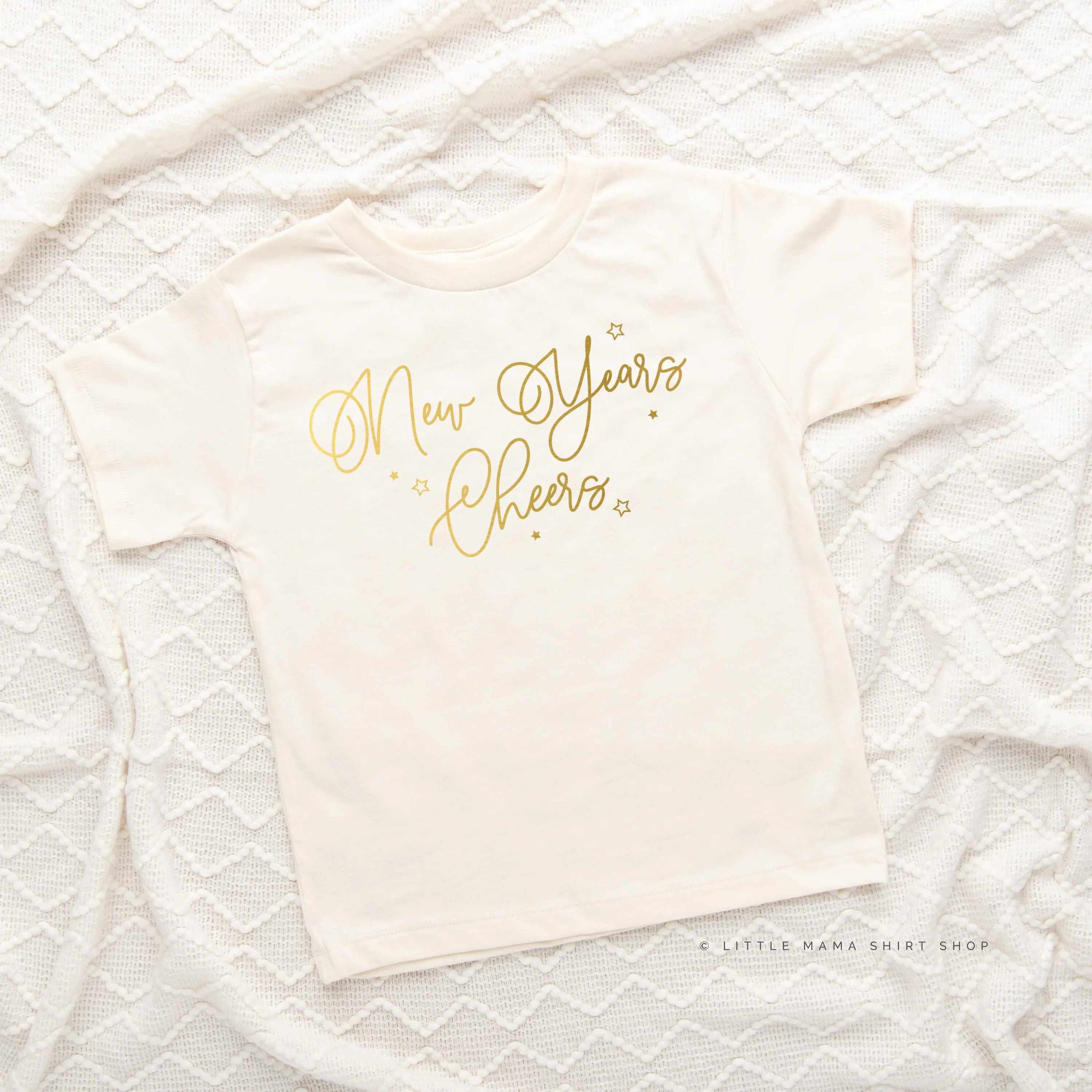 New Years Cheers - Stars/Script - Child Tee