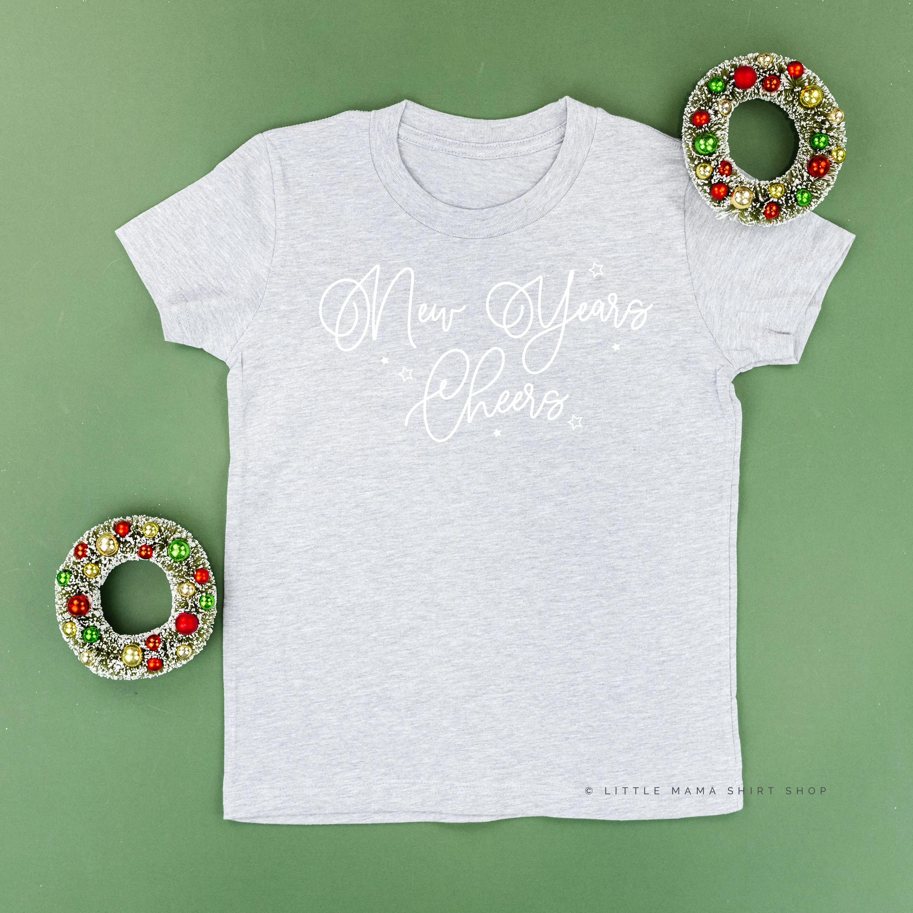 New Years Cheers - Stars/Script - Child Tee