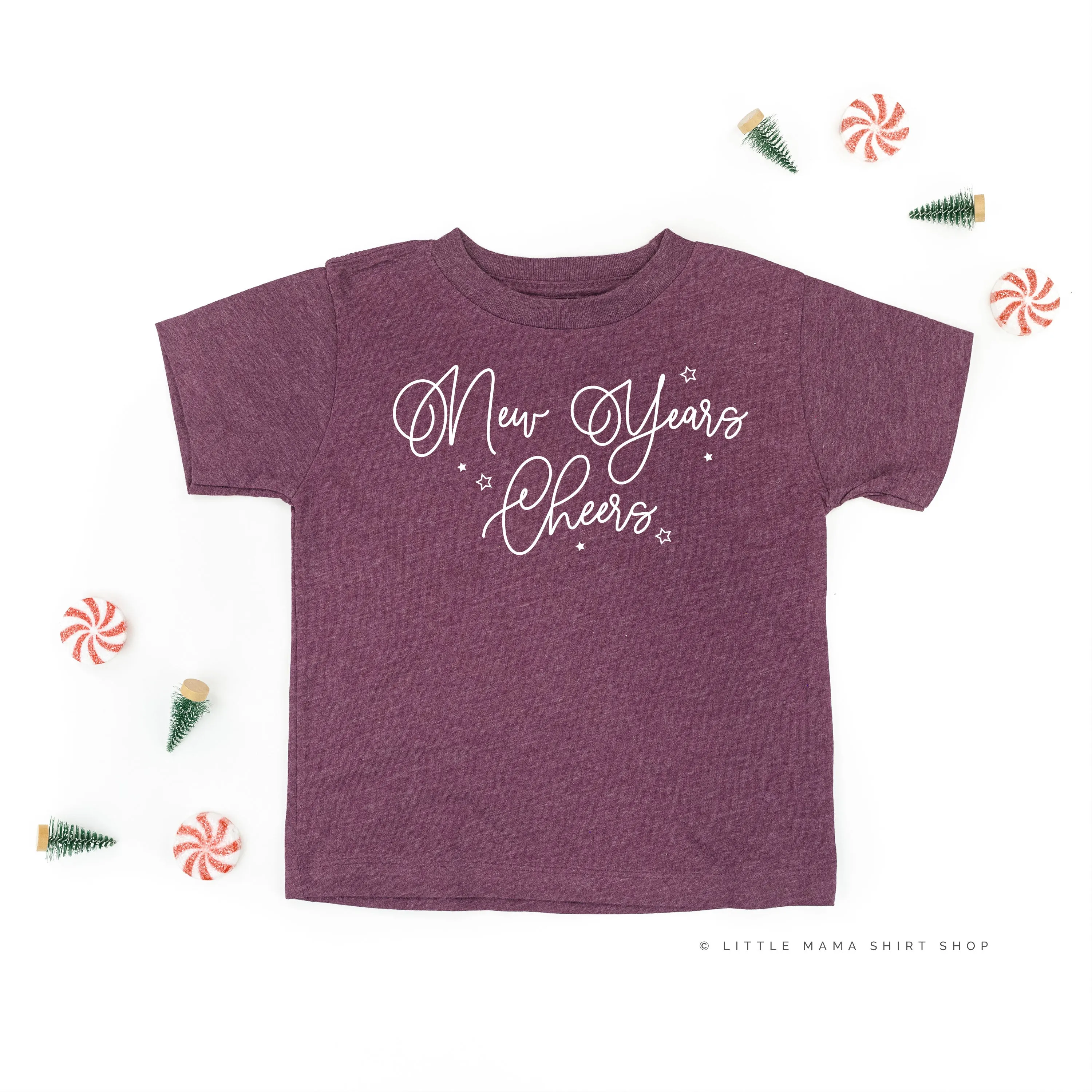 New Years Cheers - Stars/Script - Child Tee