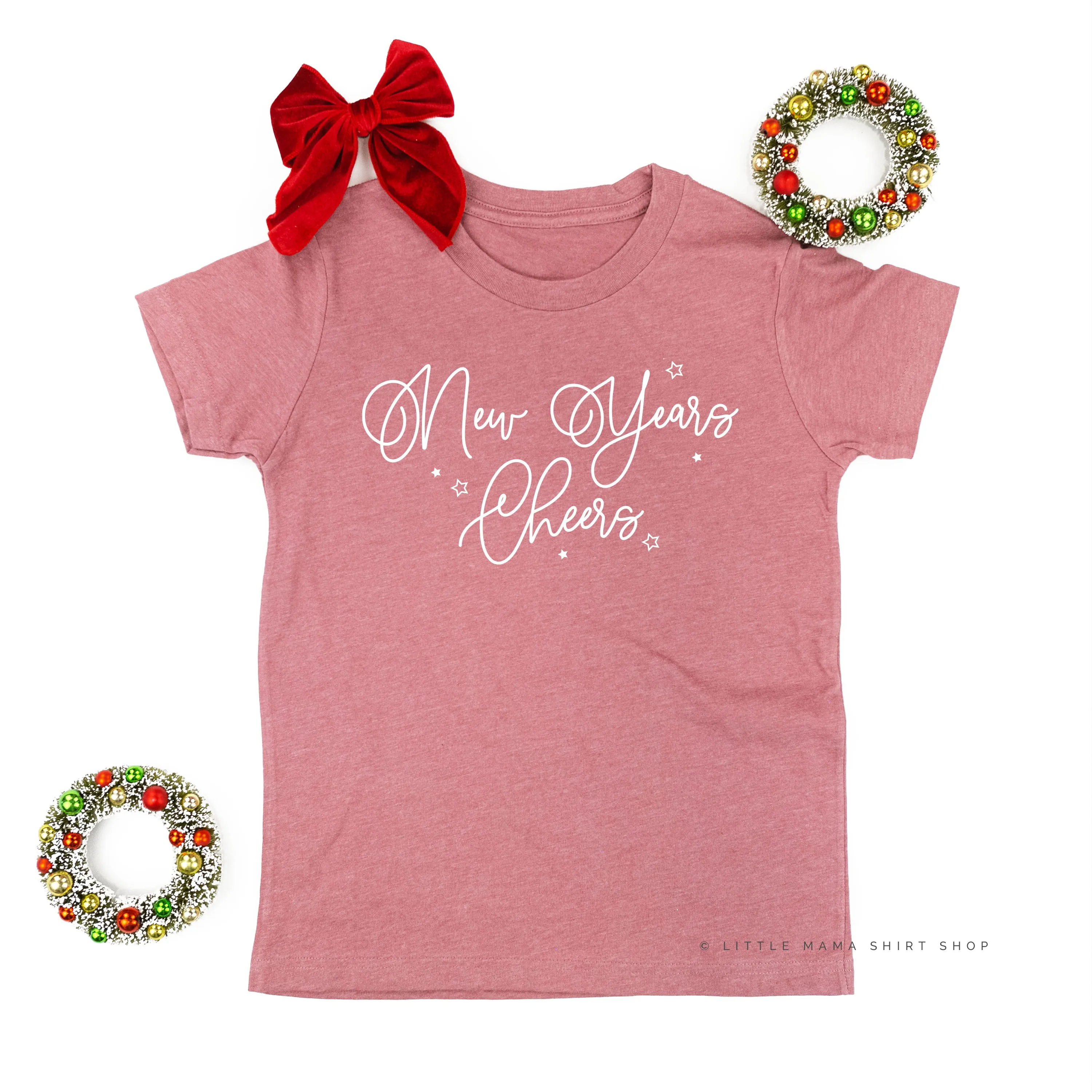 New Years Cheers - Stars/Script - Child Tee