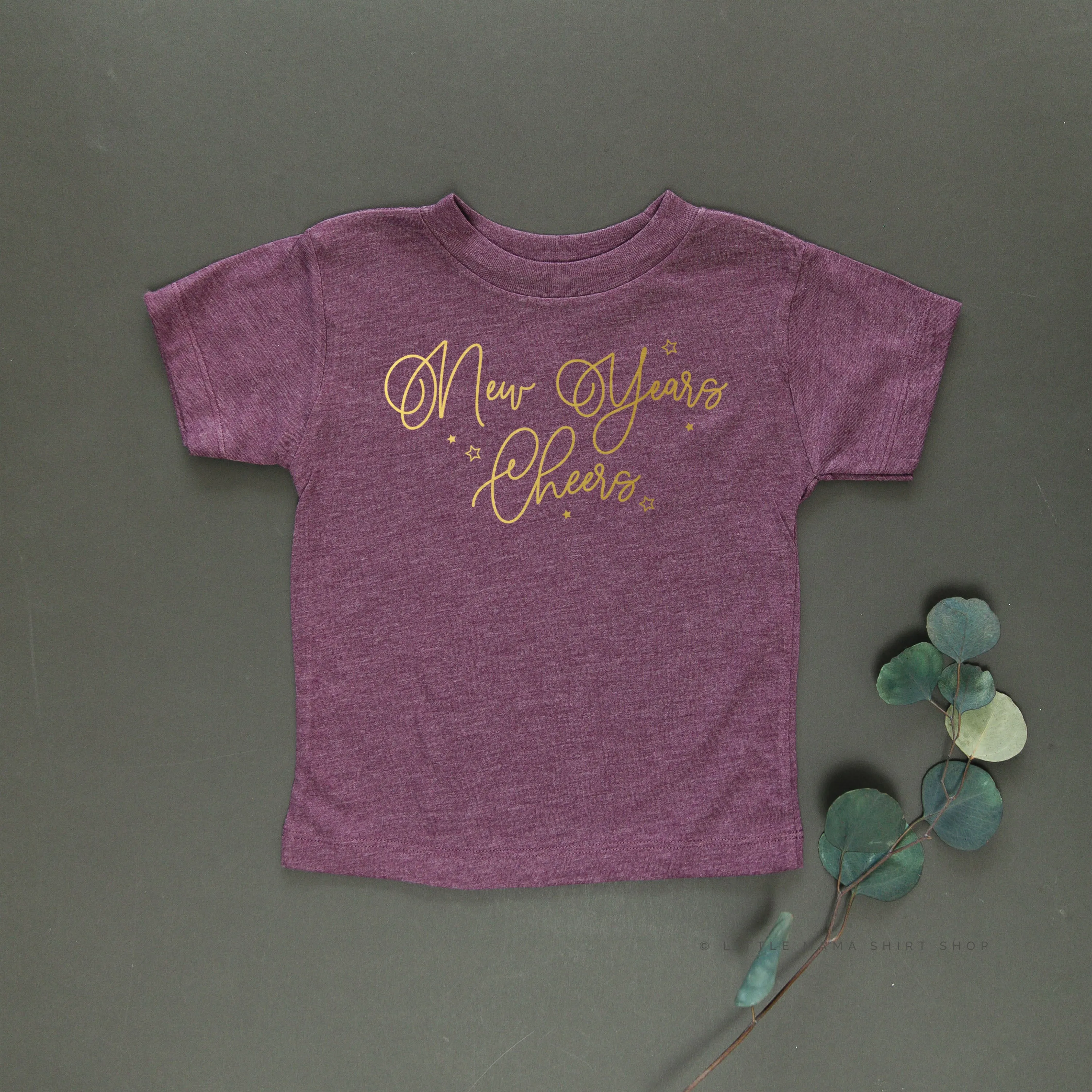 New Years Cheers - Stars/Script - Child Tee