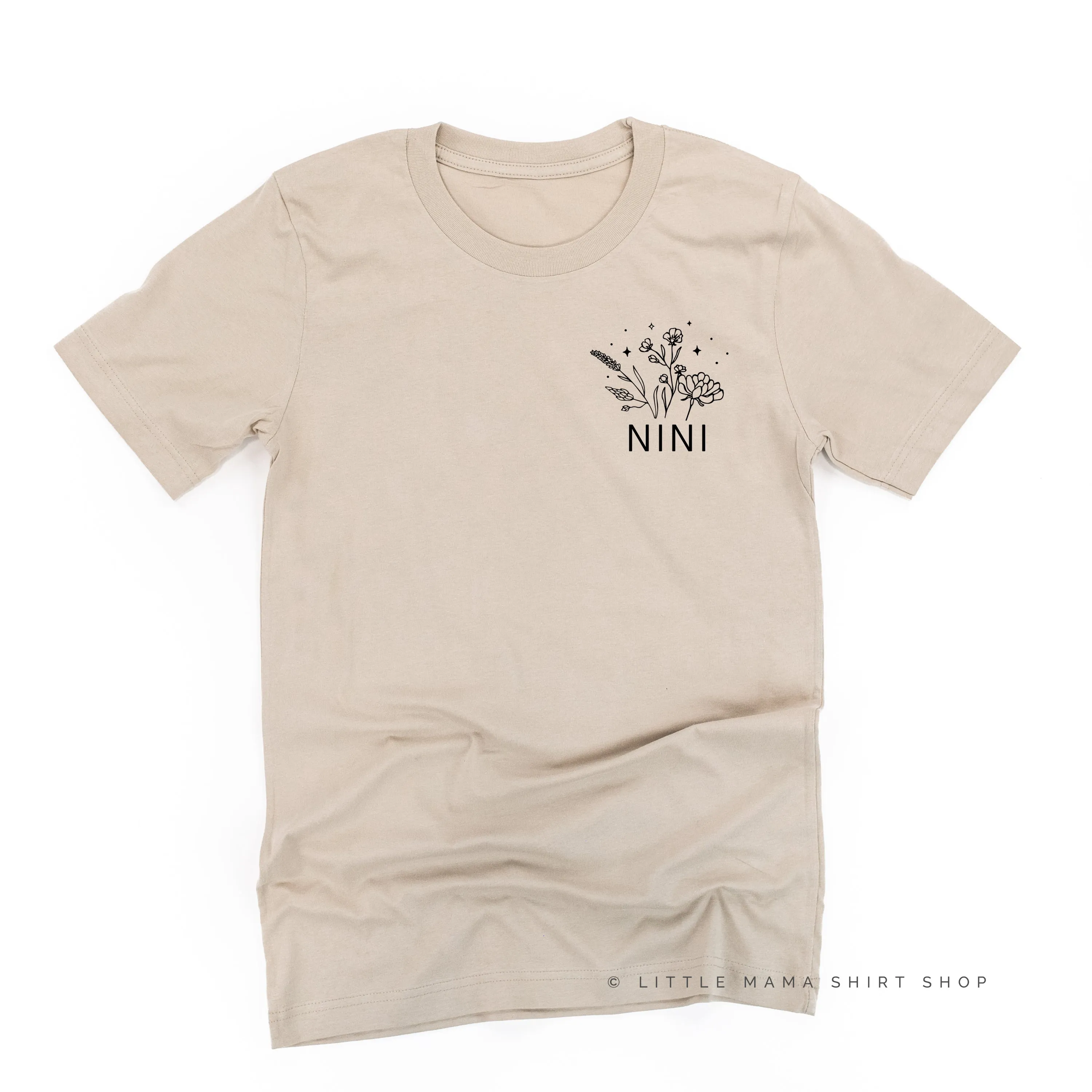 NINI - Bouquet - Pocket Size ﻿- Unisex Tee