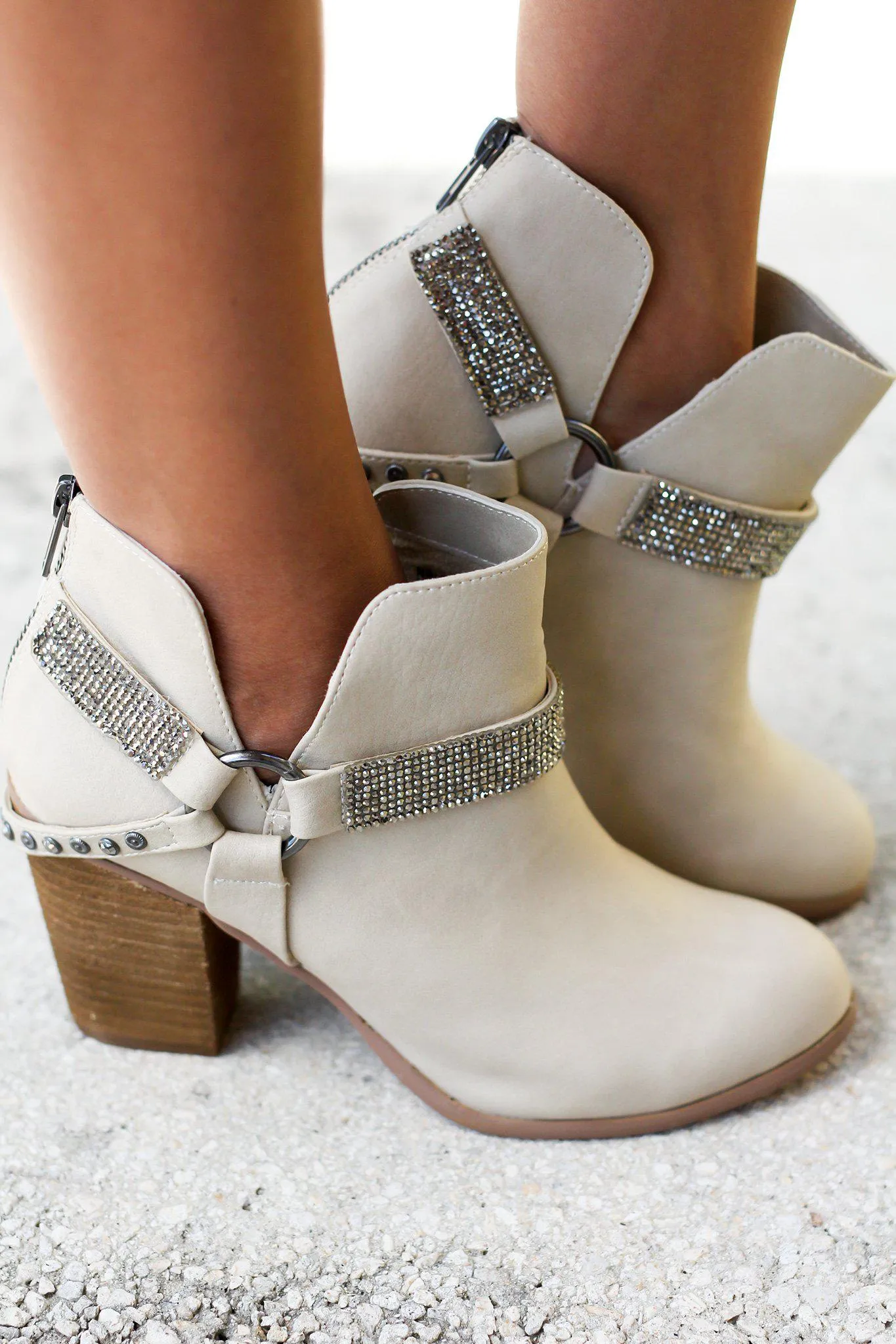 Norman Cream Booties