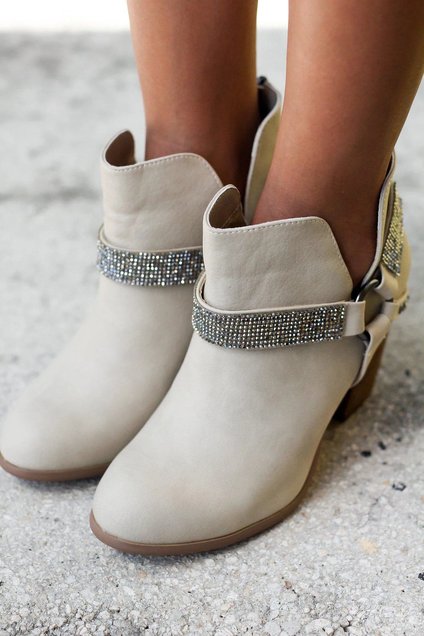 Norman Cream Booties