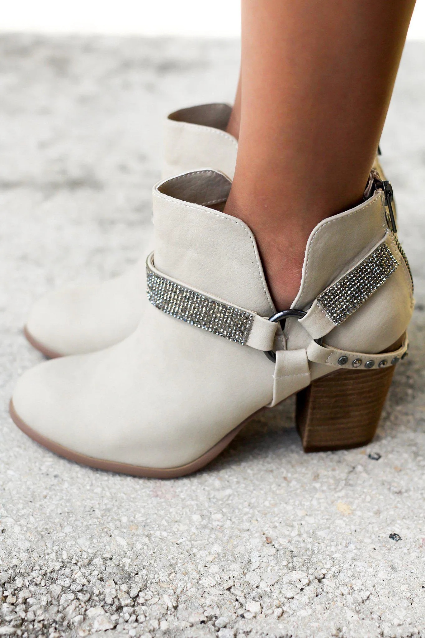 Norman Cream Booties