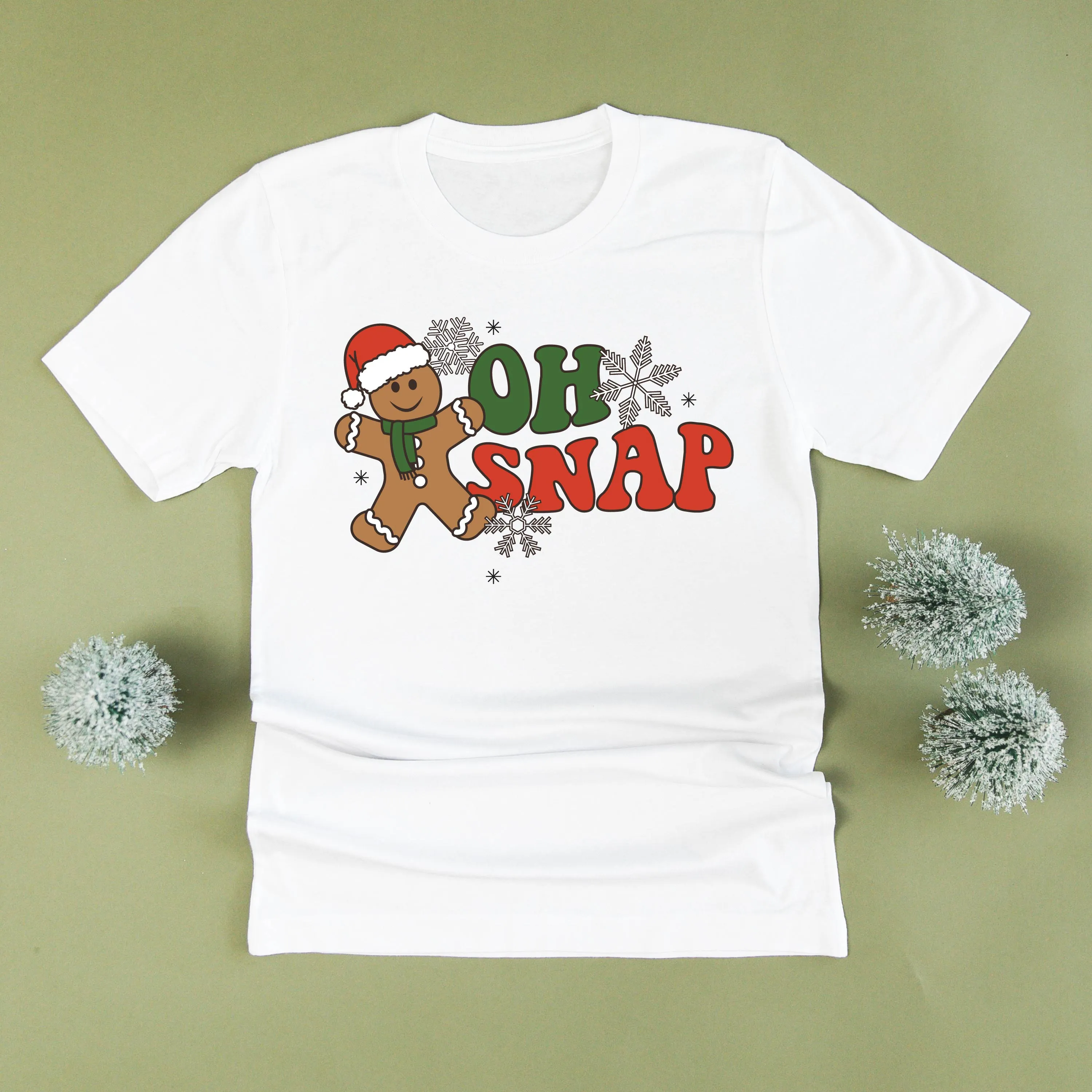 Oh Snap - Gingerbread Man - Unisex Tee