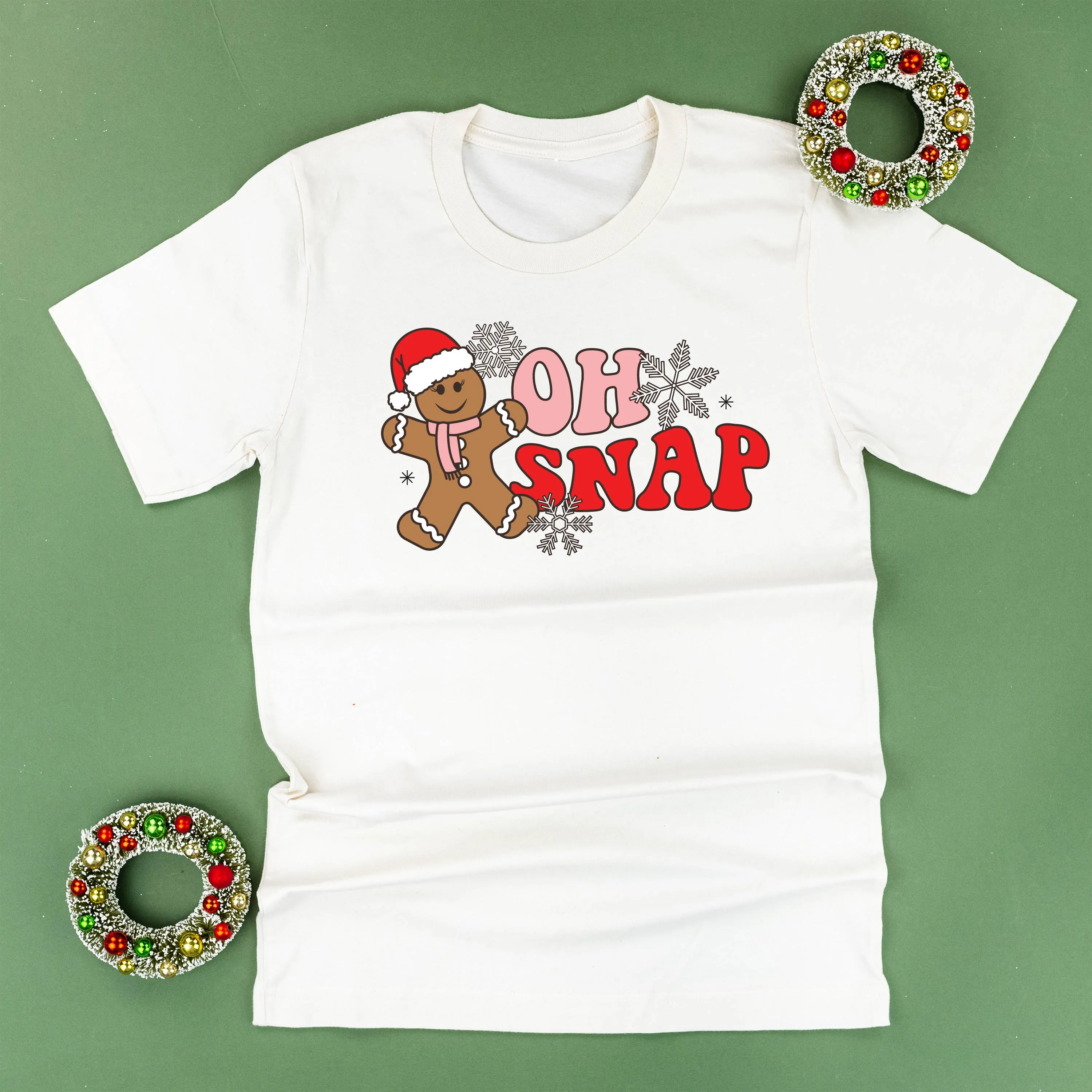 Oh Snap - Gingerbread Man - Unisex Tee