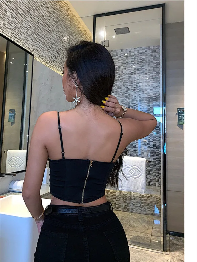 On Spliff Backless Crop Top