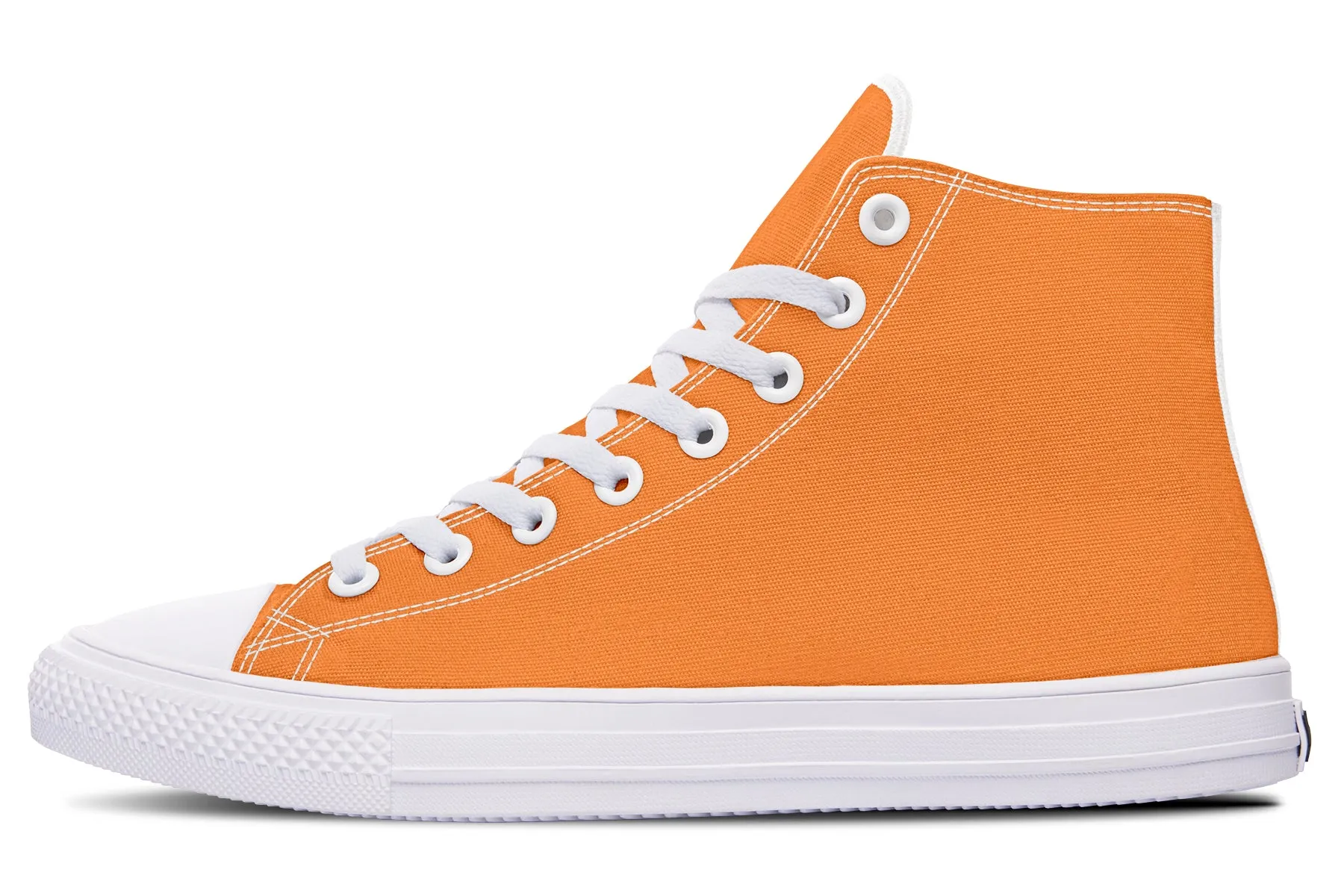 Pink And Orange Mismatch High Tops