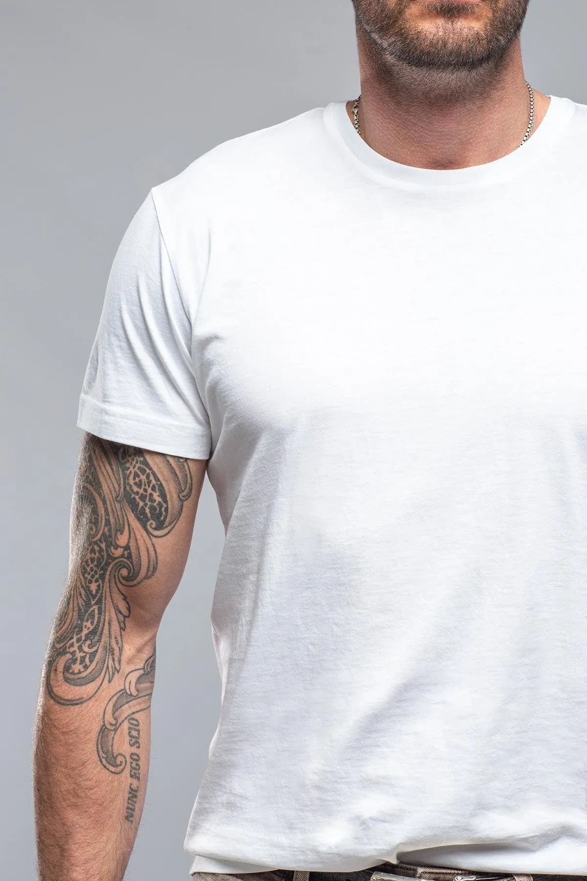 Pismo Cotton T In White