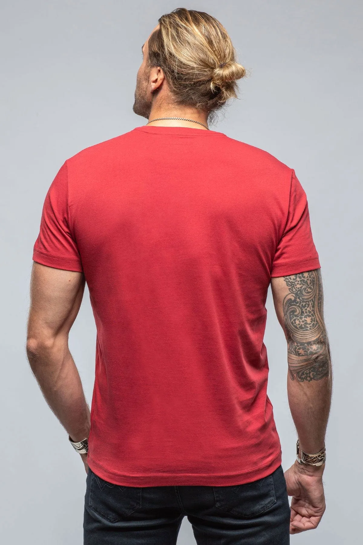 Pismo Cotton Tee In Red