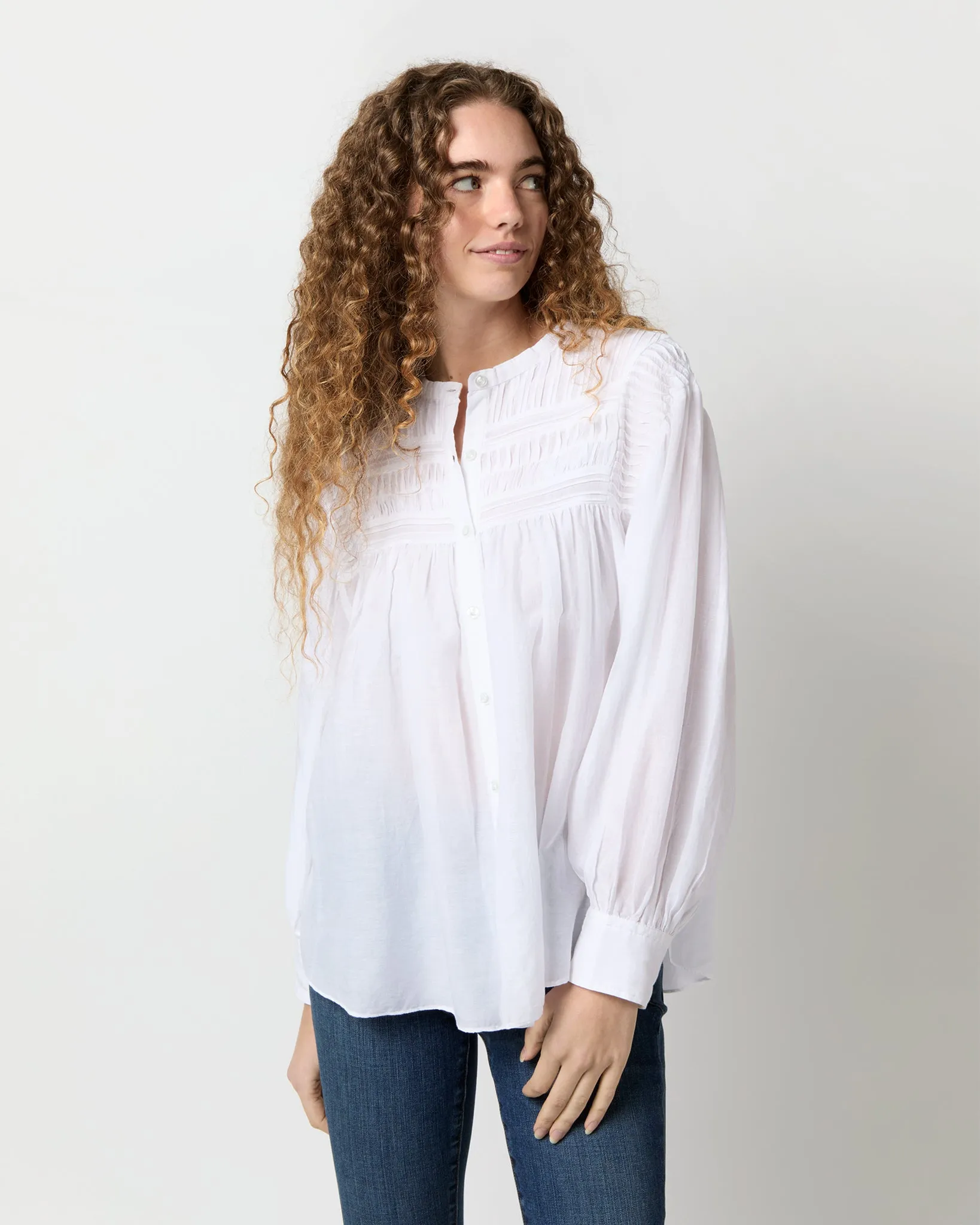 Plalia Top in White